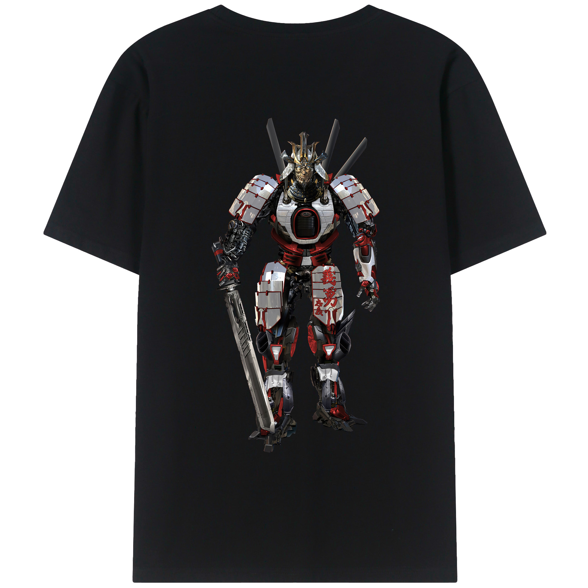 （画像用） Transformers トランスフォーマー 綿100％ メンズ半袖Tシャツ（バックプリント） 通気性