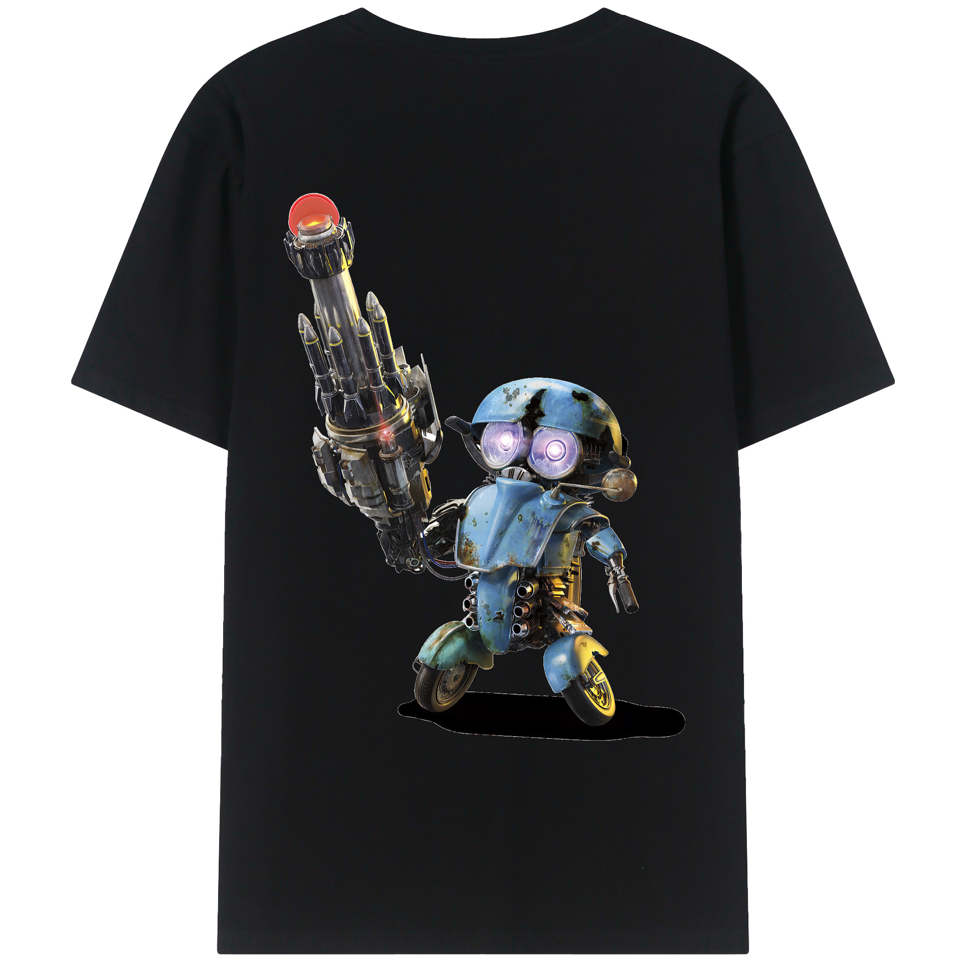 （画像用） Transformers トランスフォーマー 綿100％ メンズ半袖Tシャツ（バックプリント） 通気性