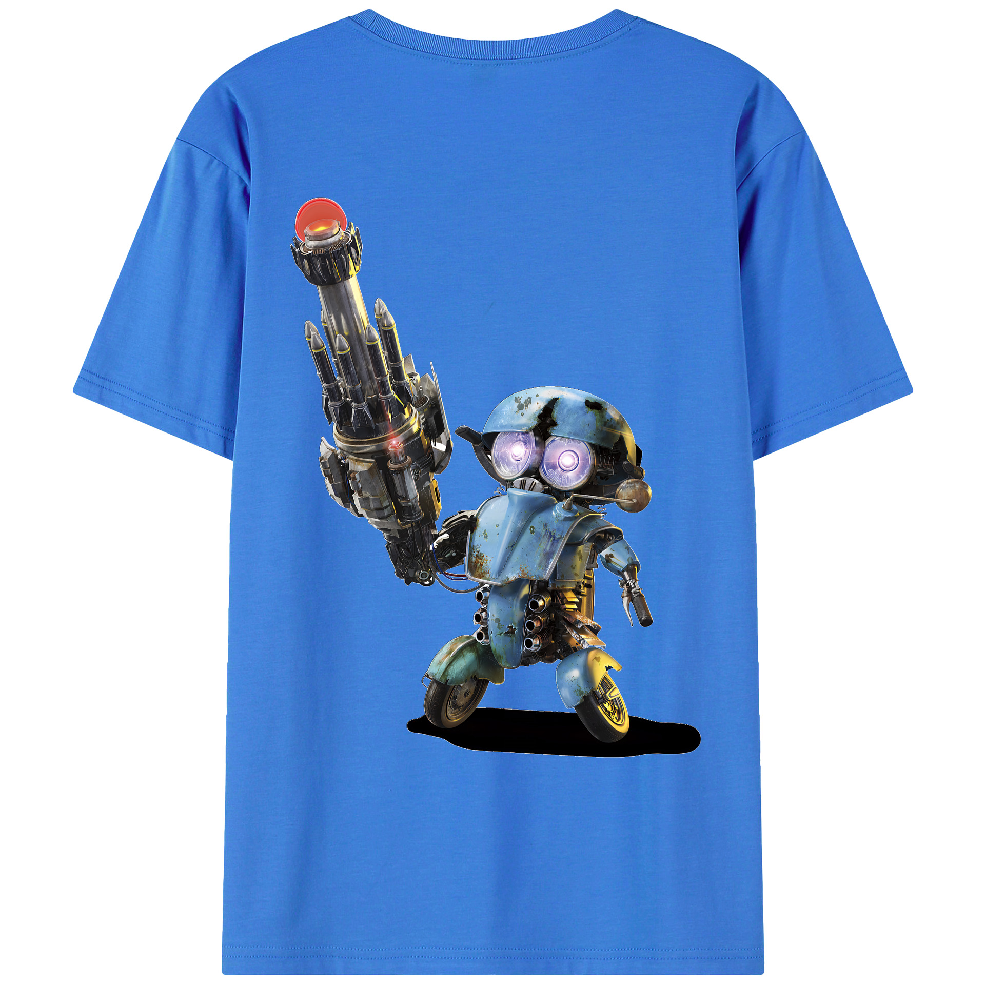 （画像用） Transformers トランスフォーマー 綿100％ メンズ半袖Tシャツ（バックプリント） 通気性