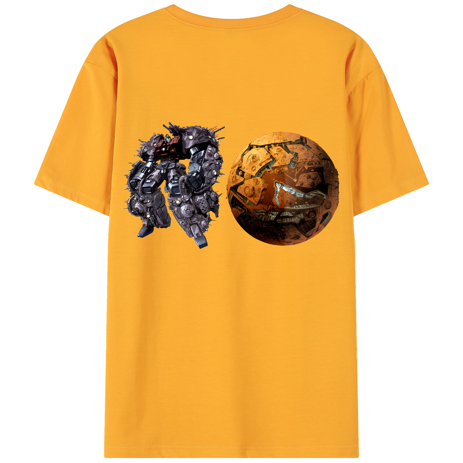 （画像用） Transformers トランスフォーマー 綿100％ メンズ半袖Tシャツ（バックプリント） 通気性