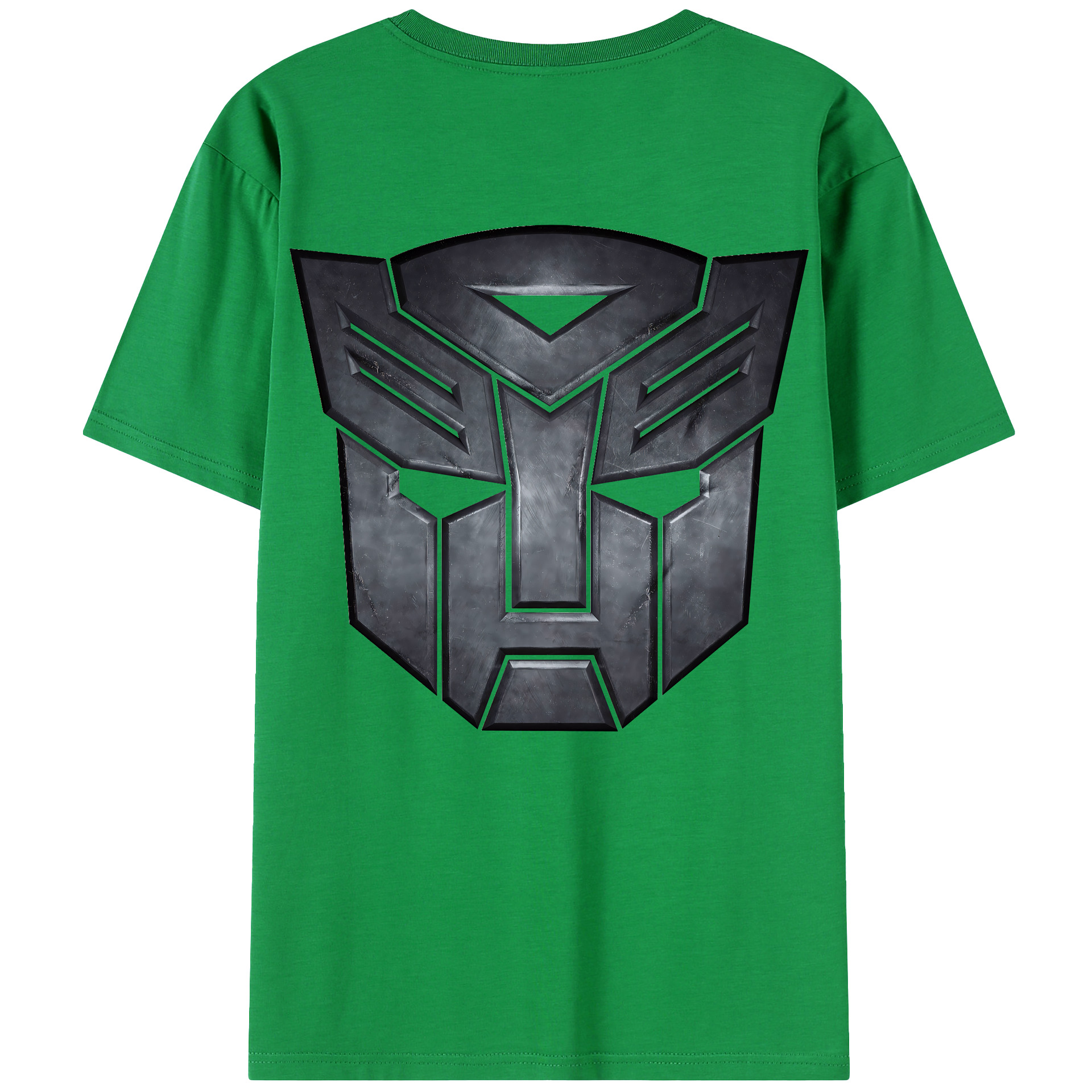 （画像用） Transformers トランスフォーマー 綿100％ メンズ半袖Tシャツ（バックプリント） 通気性