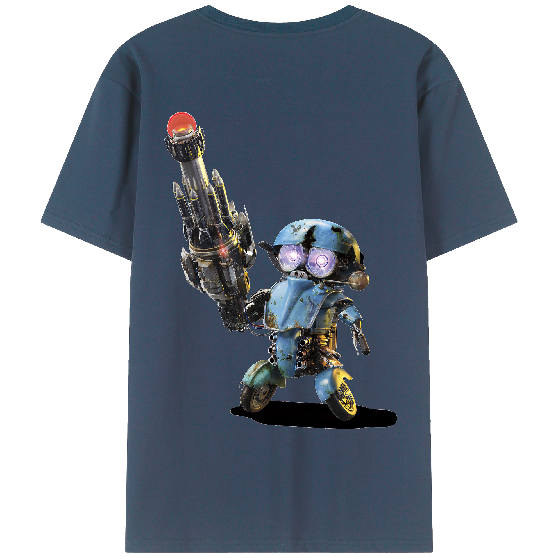 （画像用） Transformers トランスフォーマー 綿100％ メンズ半袖Tシャツ（バックプリント） 通気性