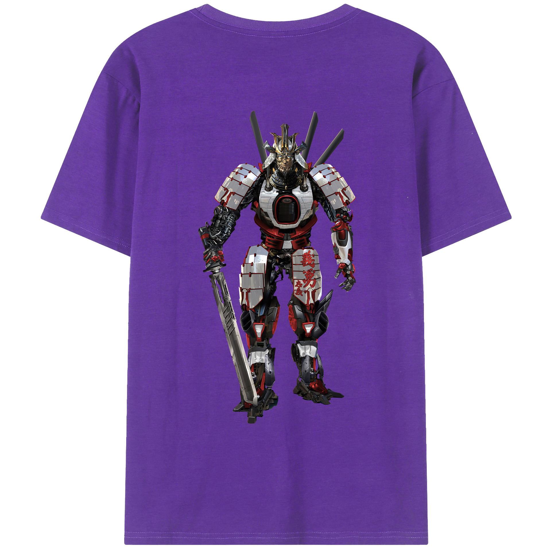 （画像用） Transformers トランスフォーマー 綿100％ メンズ半袖Tシャツ（バックプリント） 通気性