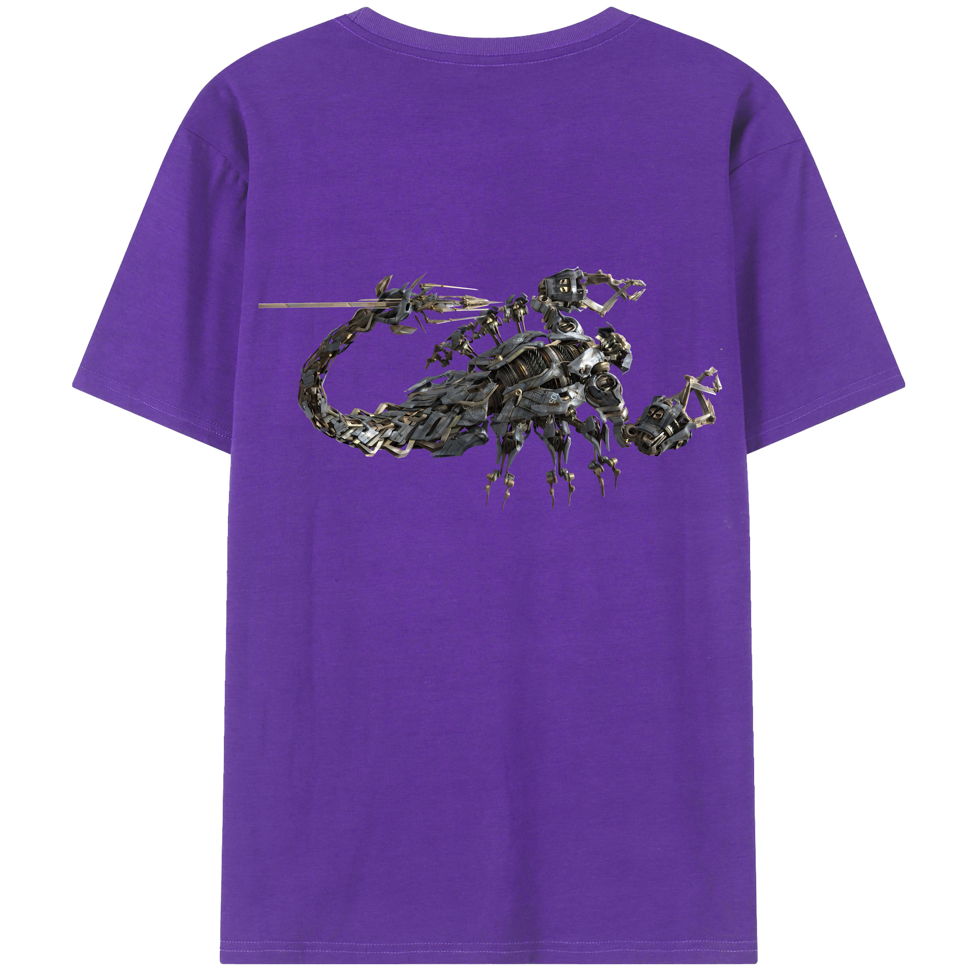 （画像用） Transformers トランスフォーマー 綿100％ メンズ半袖Tシャツ（バックプリント） 通気性