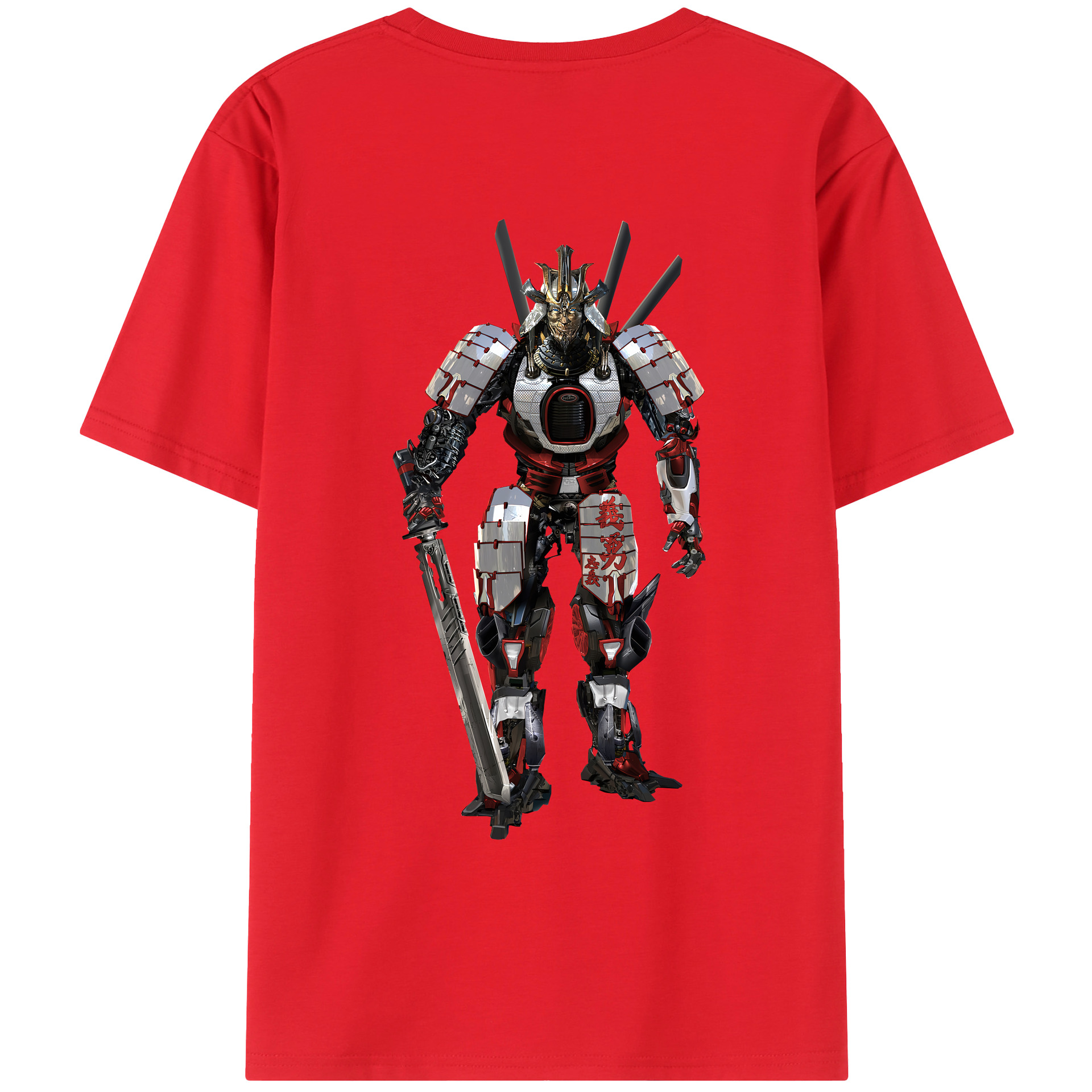 （画像用） Transformers トランスフォーマー 綿100％ メンズ半袖Tシャツ（バックプリント） 通気性