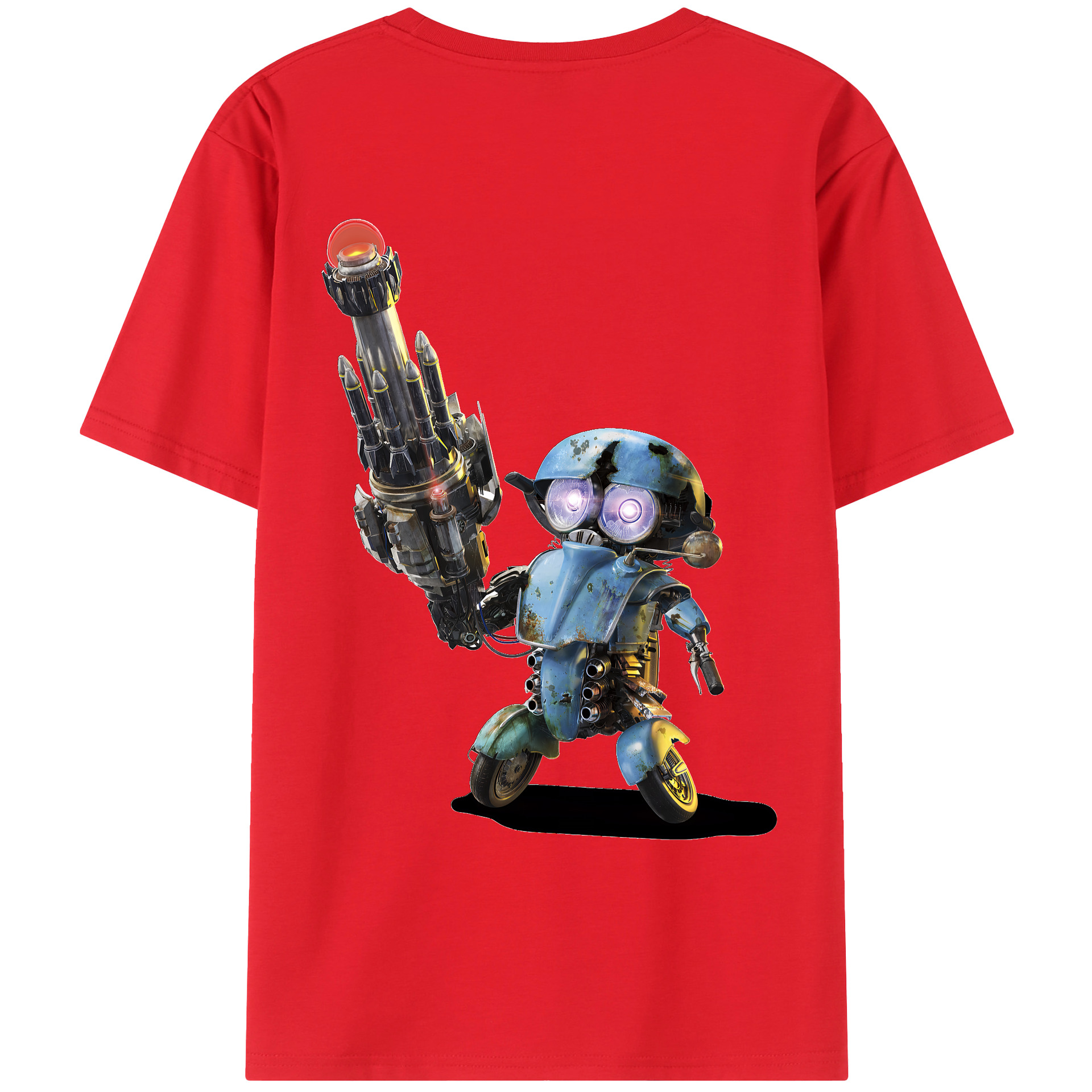 （画像用） Transformers トランスフォーマー 綿100％ メンズ半袖Tシャツ（バックプリント） 通気性