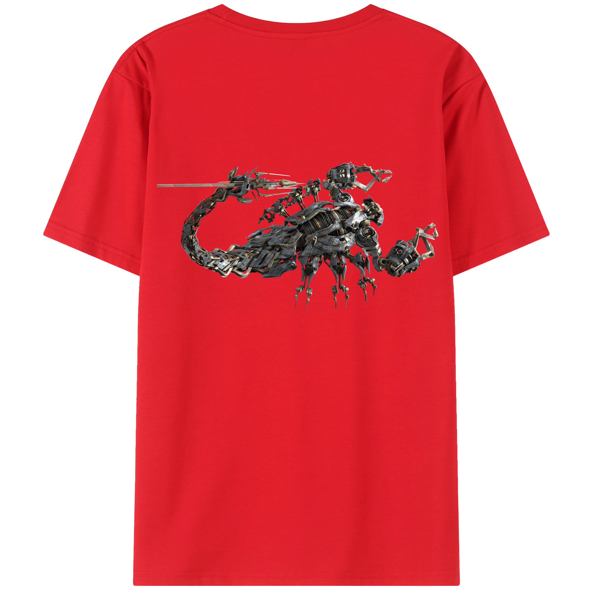 （画像用） Transformers トランスフォーマー 綿100％ メンズ半袖Tシャツ（バックプリント） 通気性