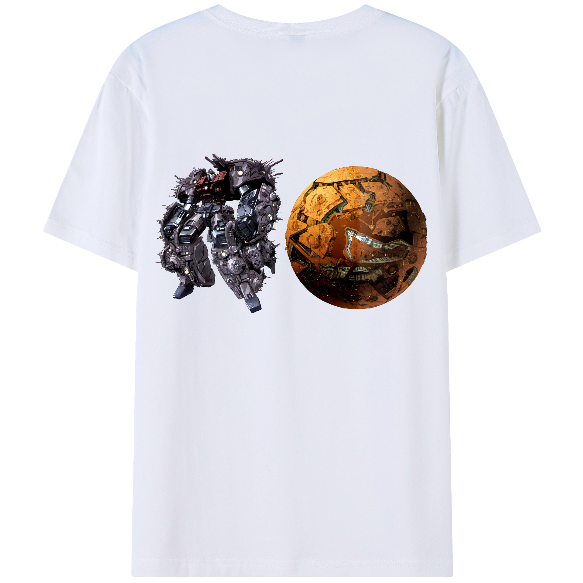 （画像用） Transformers トランスフォーマー 綿100％ メンズ半袖Tシャツ（バックプリント） 通気性