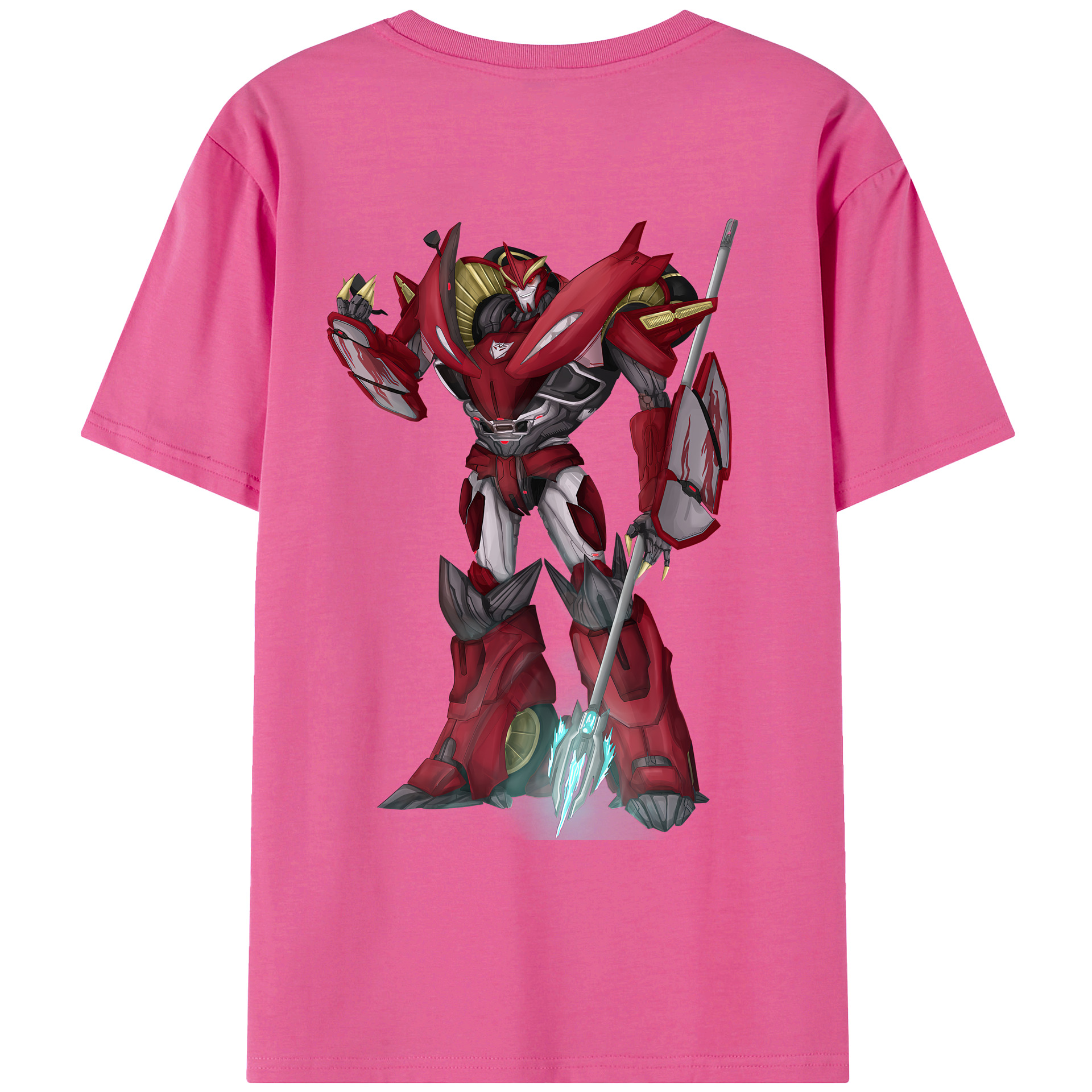（画像用） Transformers トランスフォーマー レディース半袖Tシャツ(バックプリント)