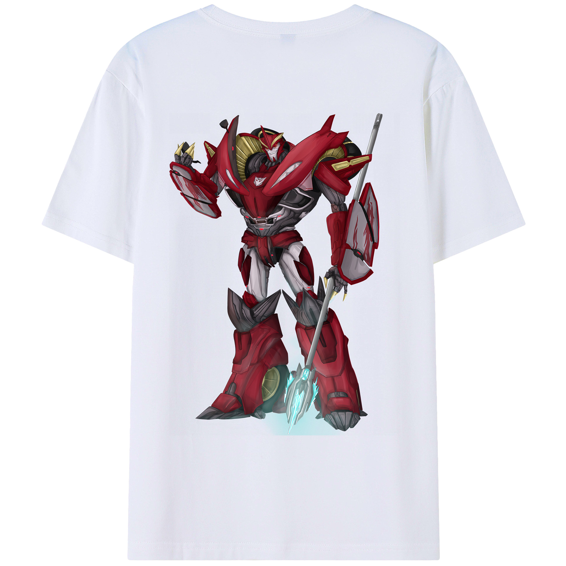 （画像用） Transformers トランスフォーマー レディース半袖Tシャツ(バックプリント)
