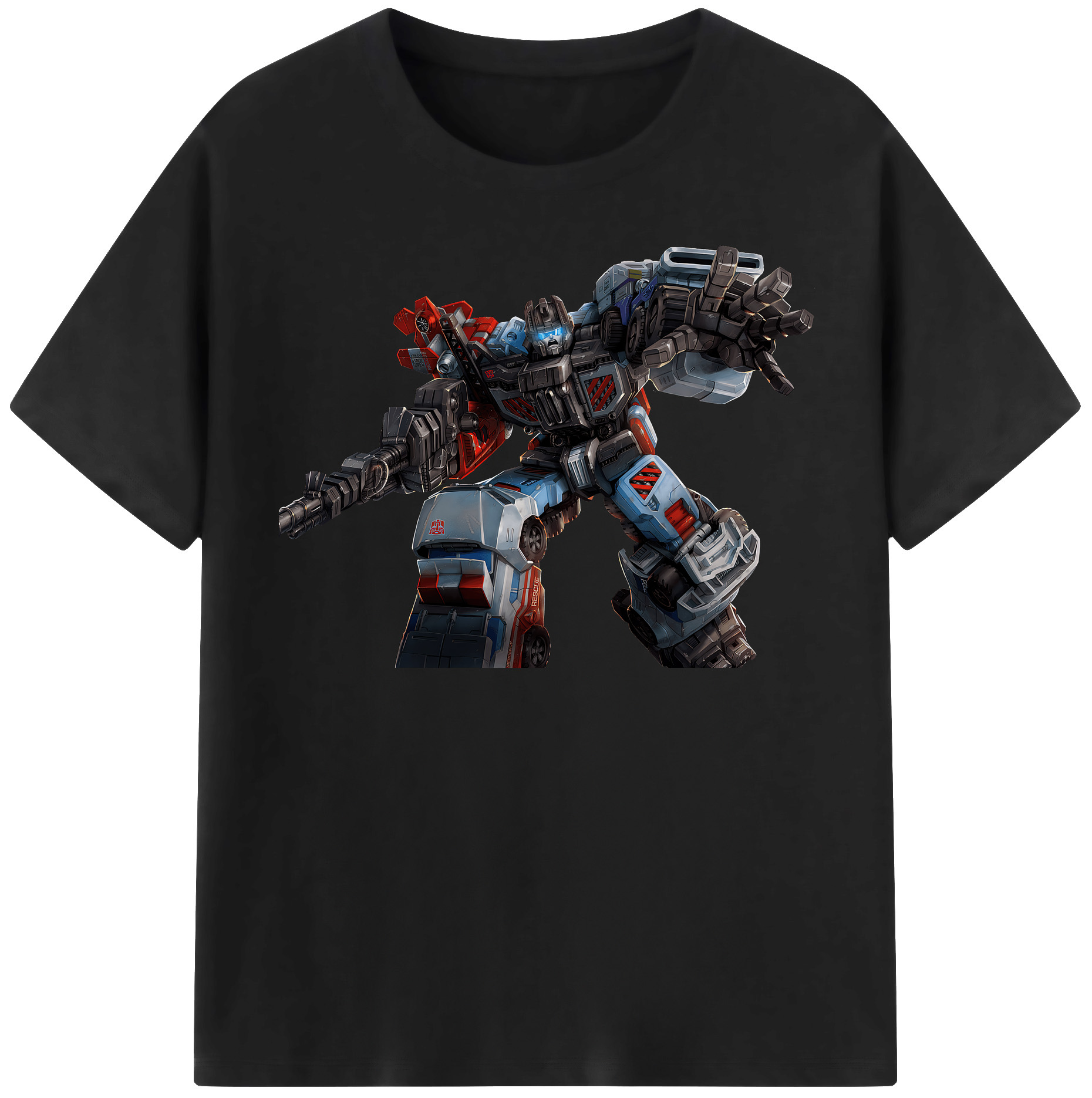 （画像用） Transformers トランスフォーマー レディースカジュアルプリントTシャツ（綿100％）