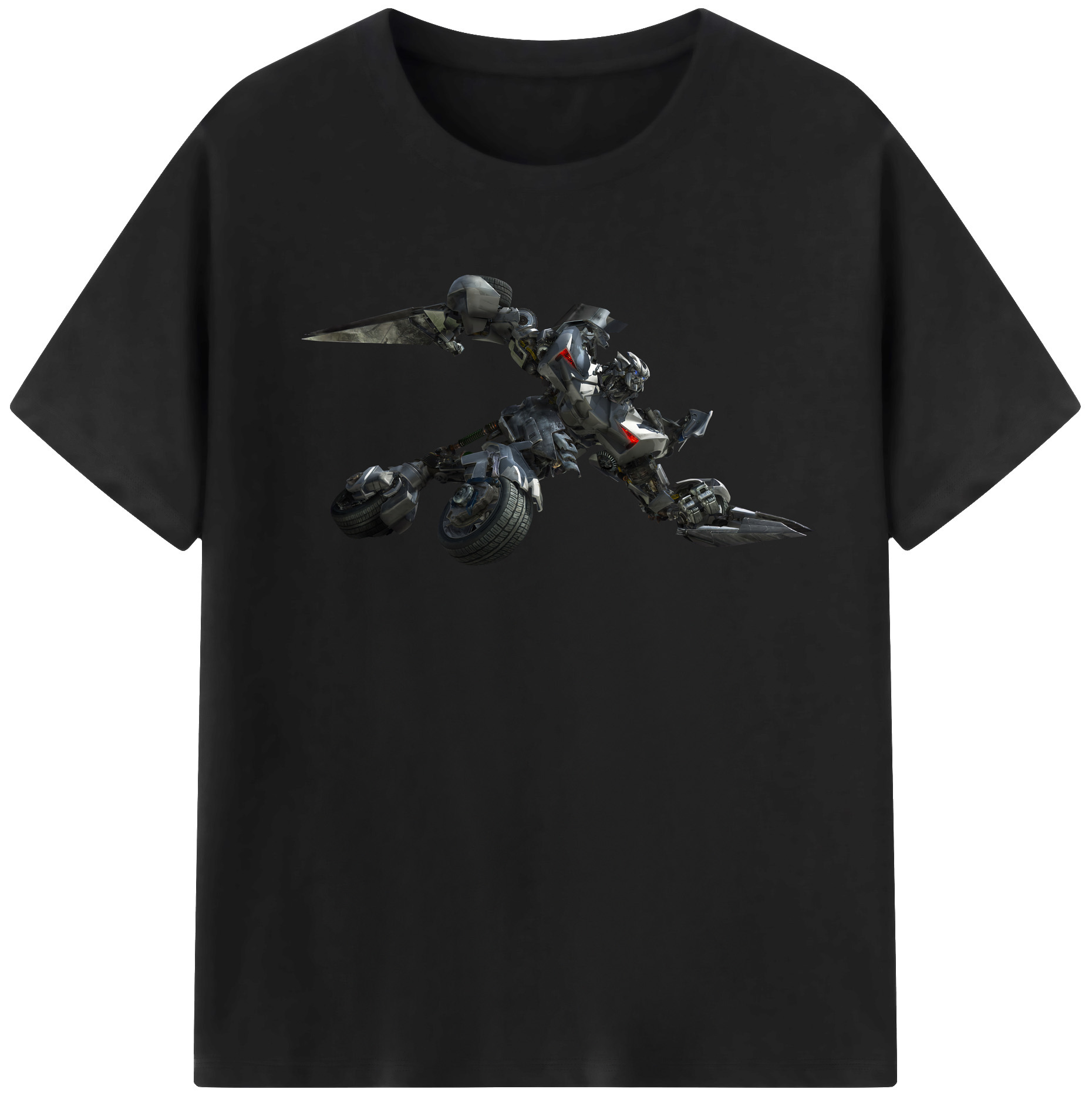 （画像用） Transformers トランスフォーマー レディースカジュアルプリントTシャツ（綿100％）