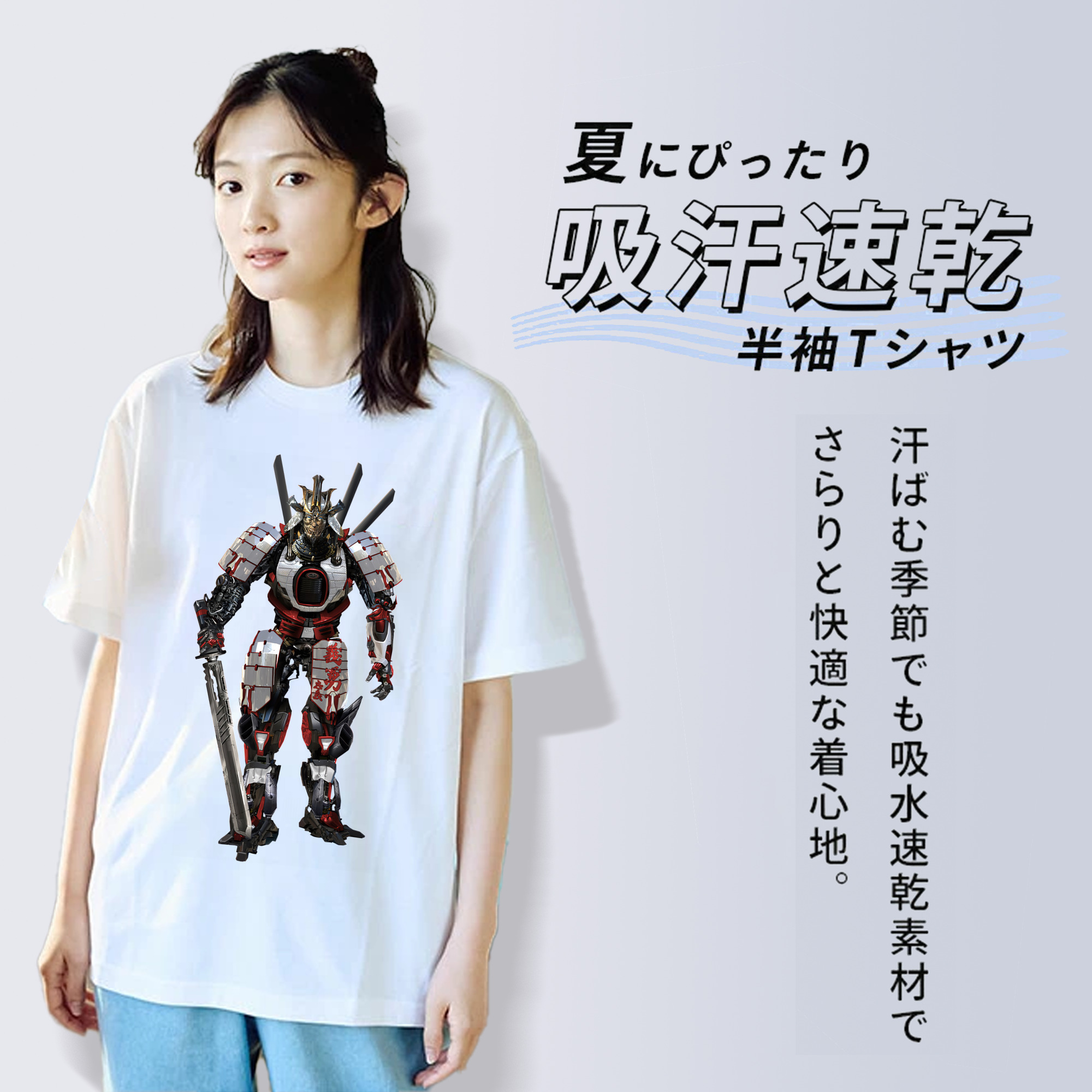Transformers トランスフォーマー レディースカジュアルプリントTシャツ（綿100％）