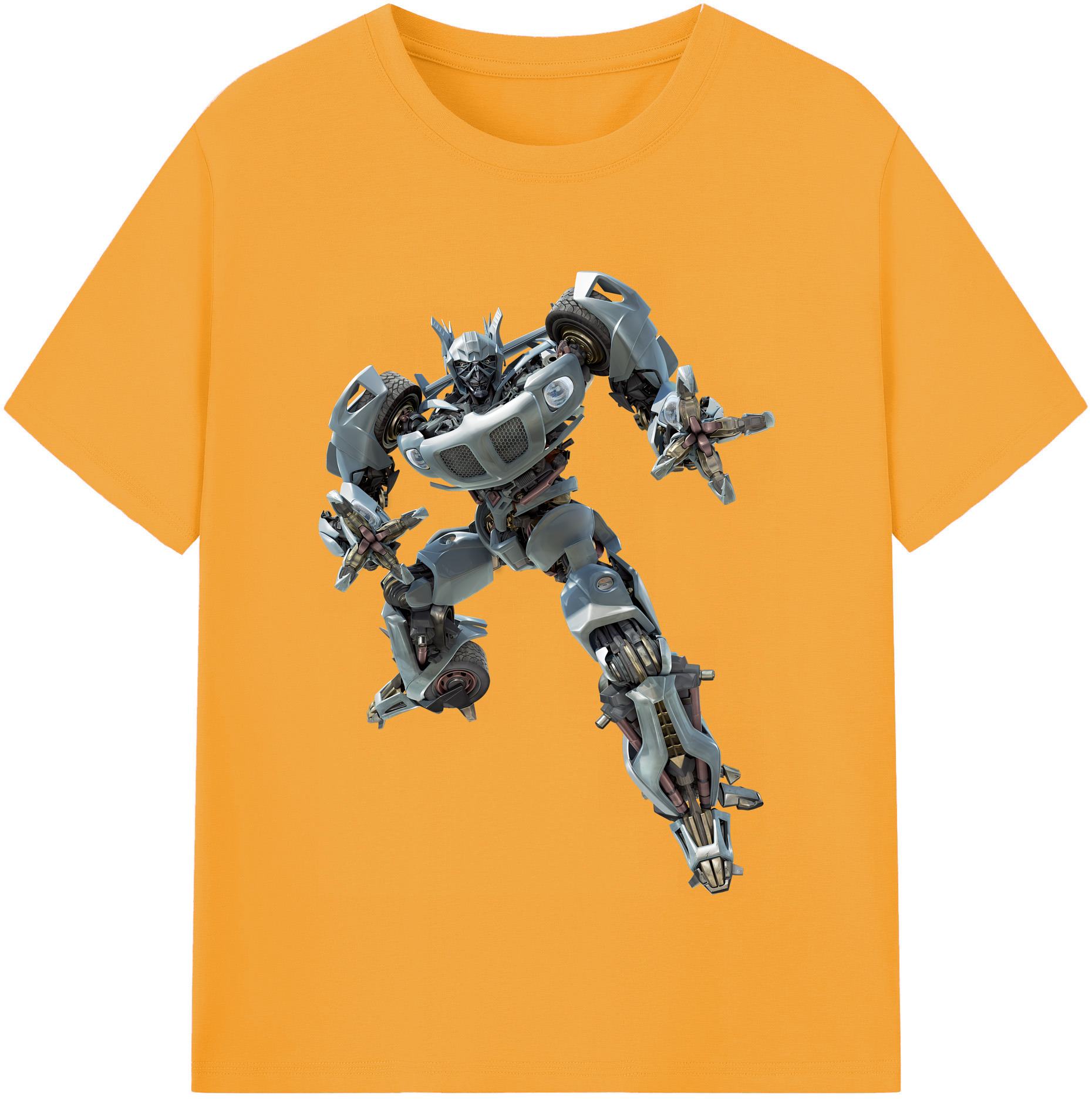 （画像用） Transformers トランスフォーマー レディースカジュアルプリントTシャツ（綿100％）