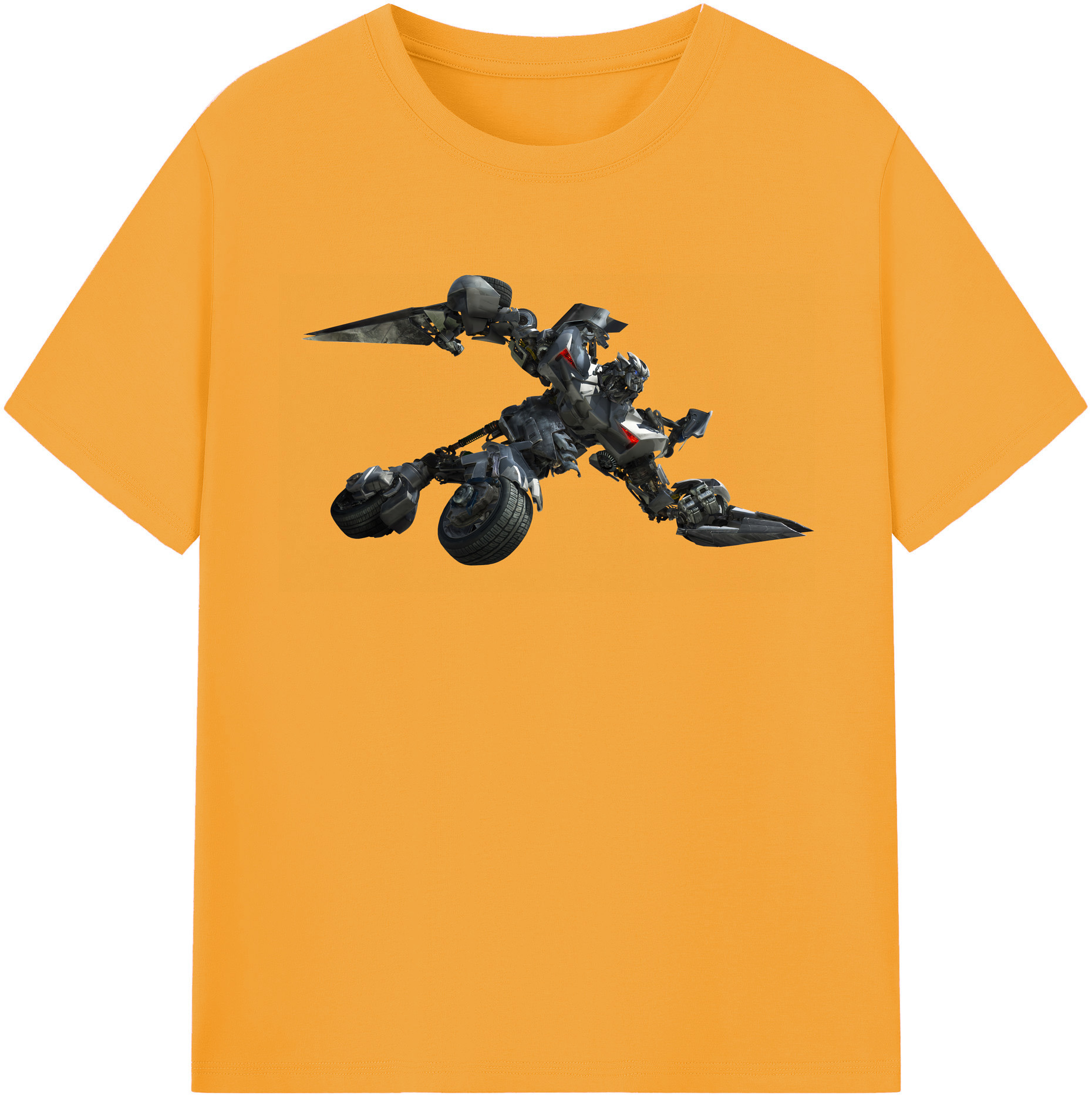 （画像用） Transformers トランスフォーマー レディースカジュアルプリントTシャツ（綿100％）