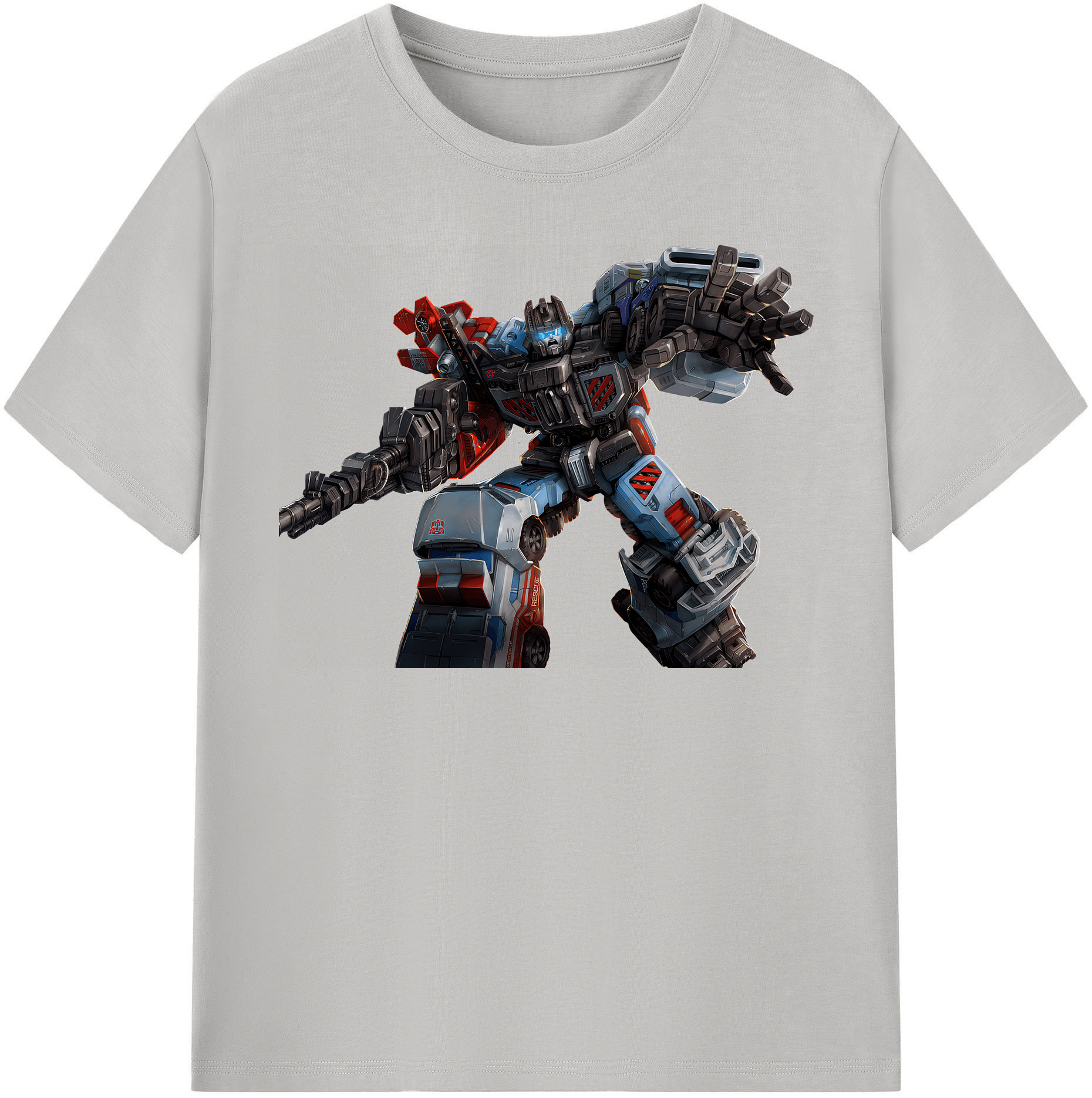 （画像用） Transformers トランスフォーマー レディースカジュアルプリントTシャツ（綿100％）