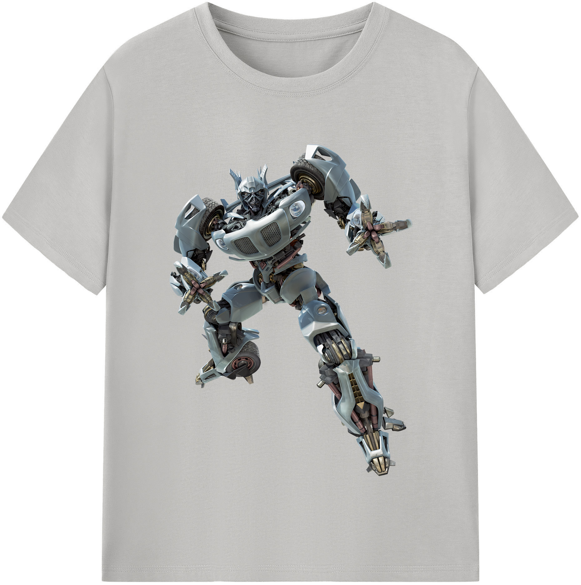（画像用） Transformers トランスフォーマー レディースカジュアルプリントTシャツ（綿100％）