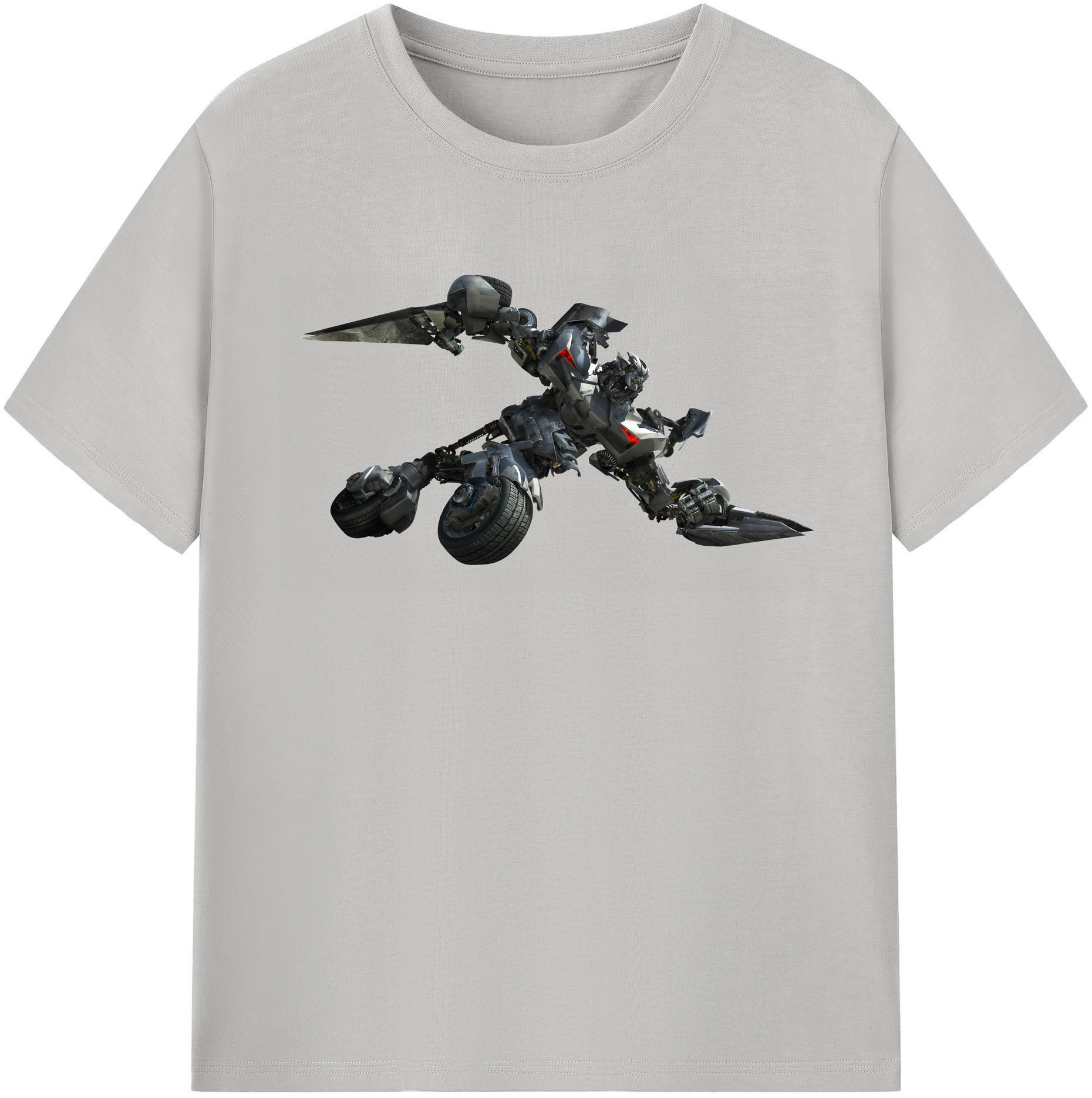 （画像用） Transformers トランスフォーマー レディースカジュアルプリントTシャツ（綿100％）