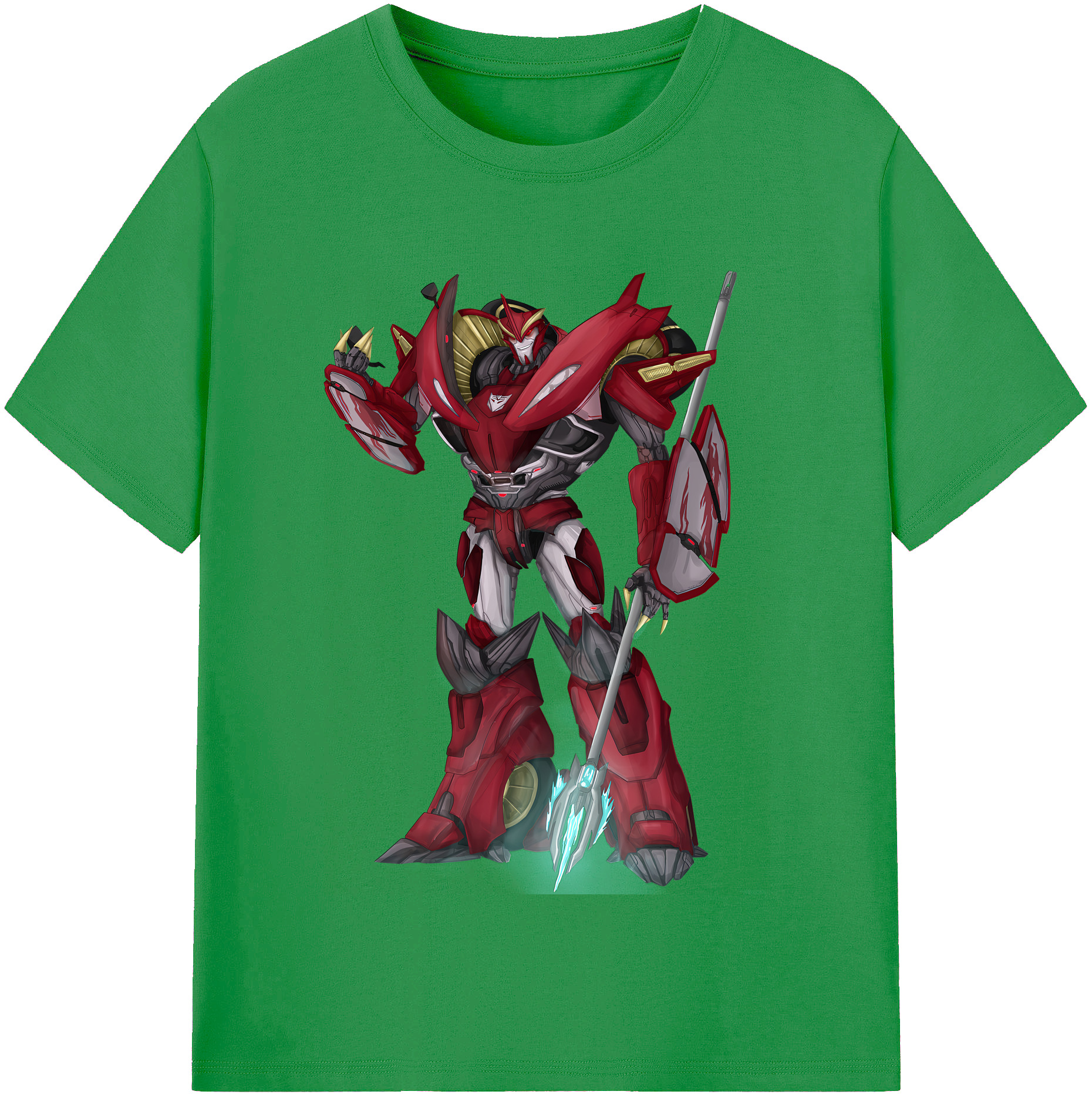 （画像用） Transformers トランスフォーマー レディースカジュアルプリントTシャツ（綿100％）