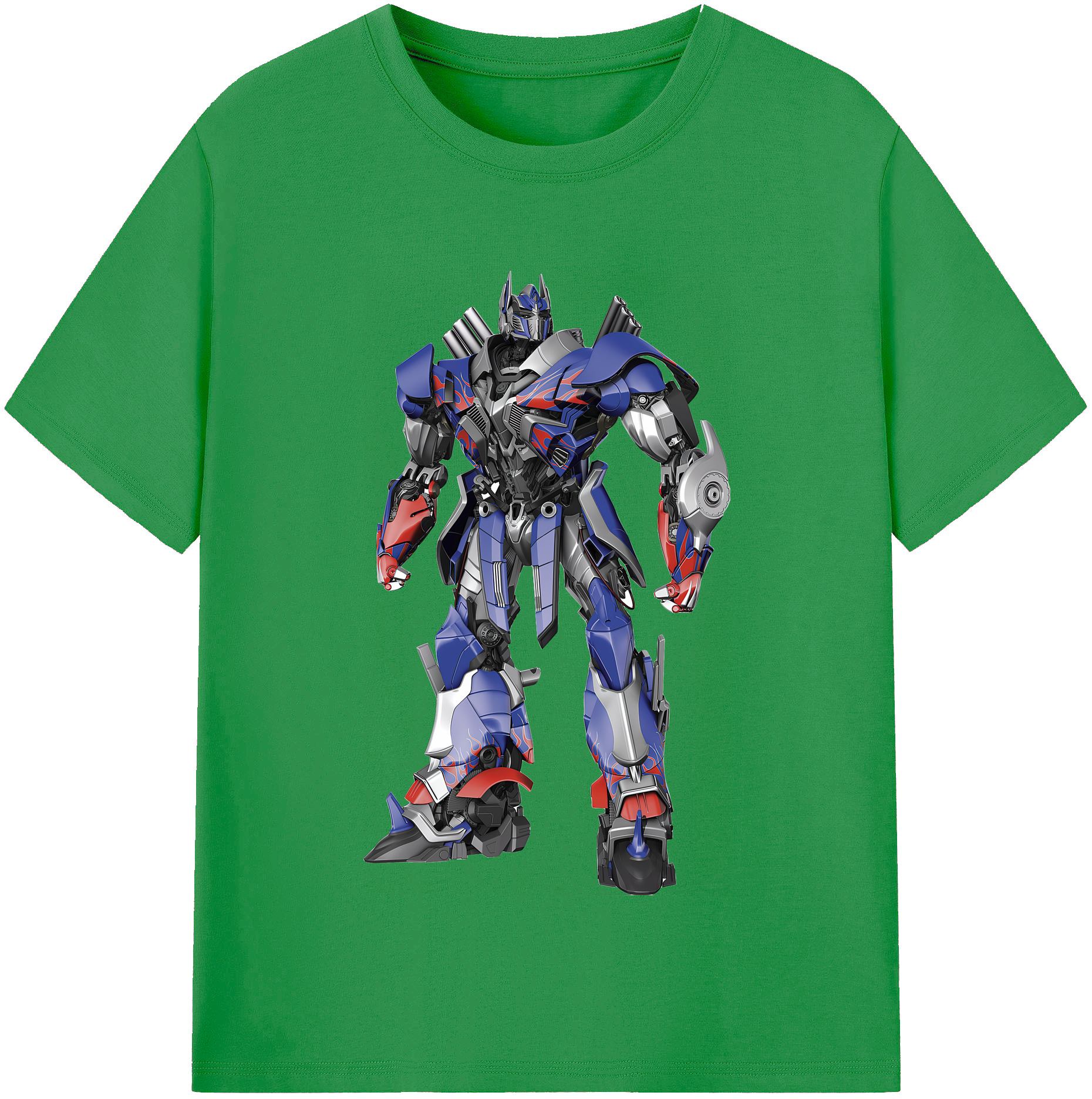 （画像用） Transformers トランスフォーマー レディースカジュアルプリントTシャツ（綿100％）