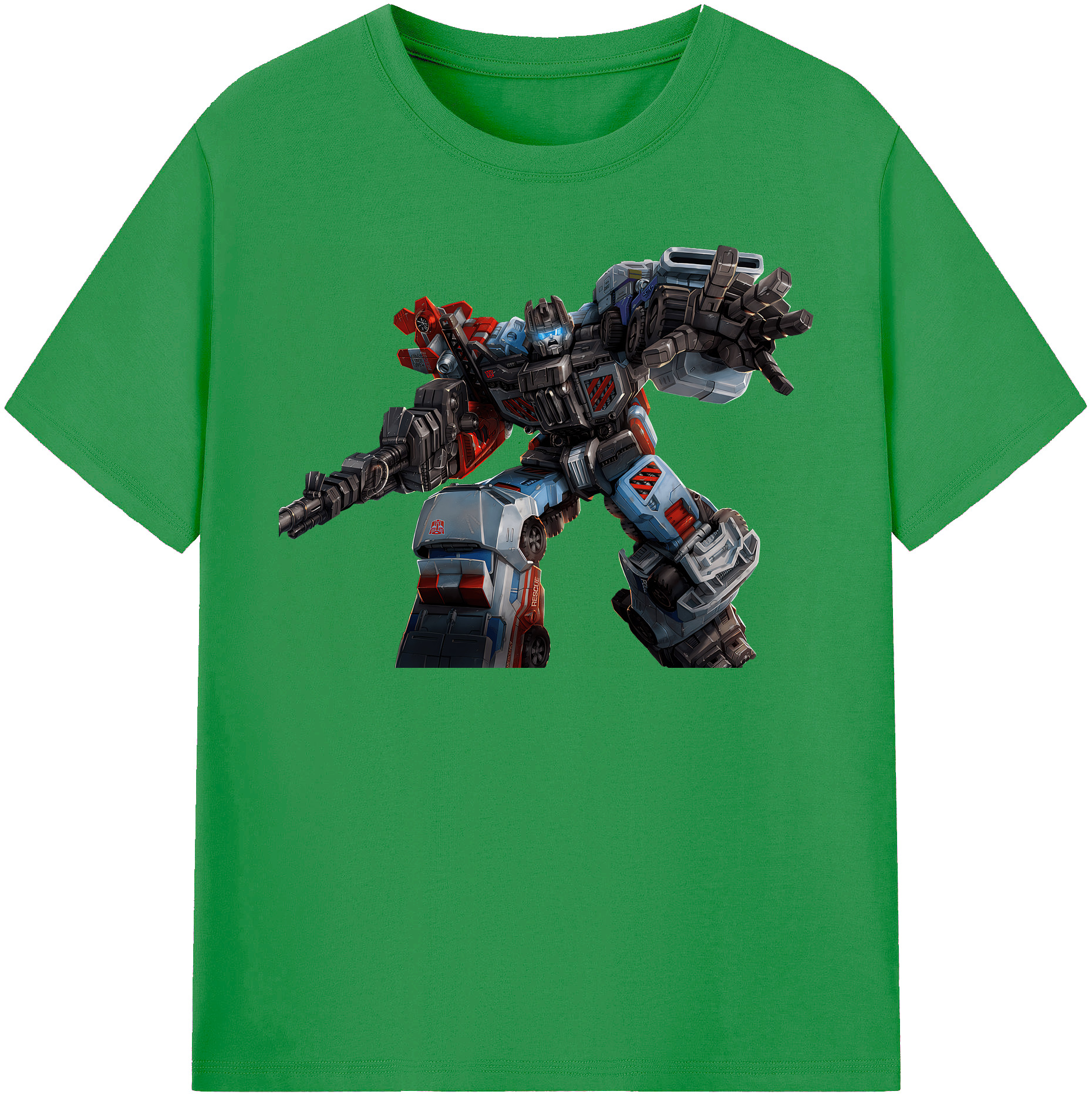 （画像用） Transformers トランスフォーマー レディースカジュアルプリントTシャツ（綿100％）
