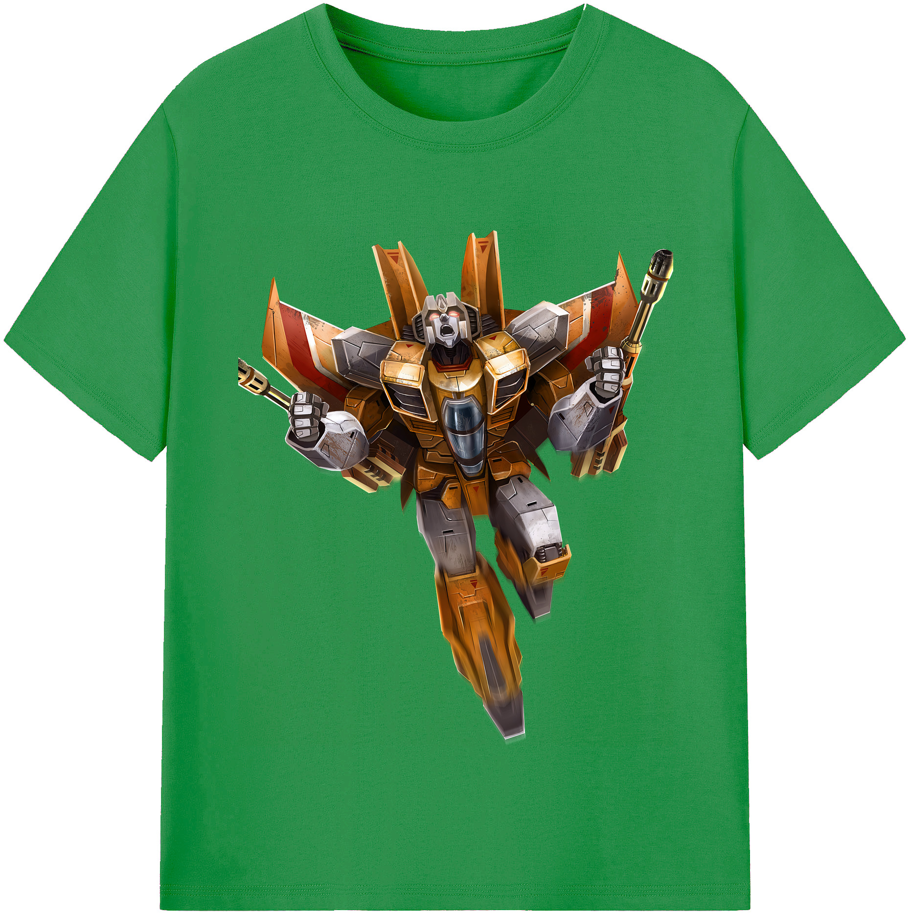 （画像用） Transformers トランスフォーマー レディースカジュアルプリントTシャツ（綿100％）