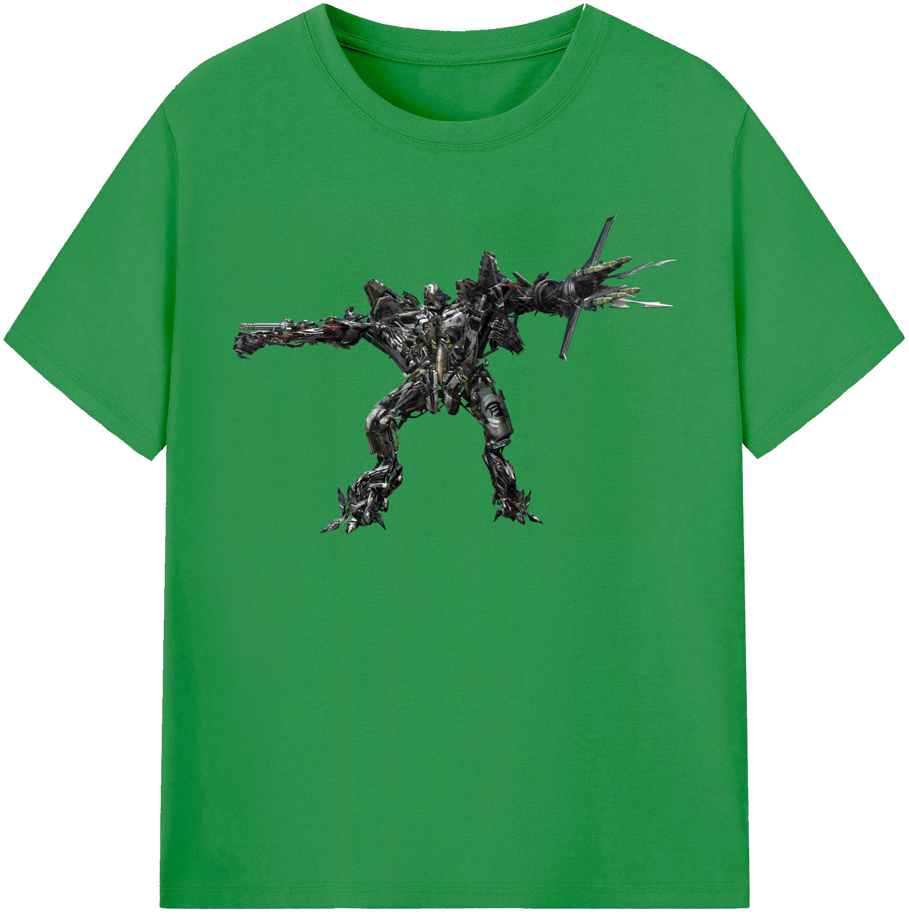 （画像用） Transformers トランスフォーマー レディースカジュアルプリントTシャツ（綿100％）