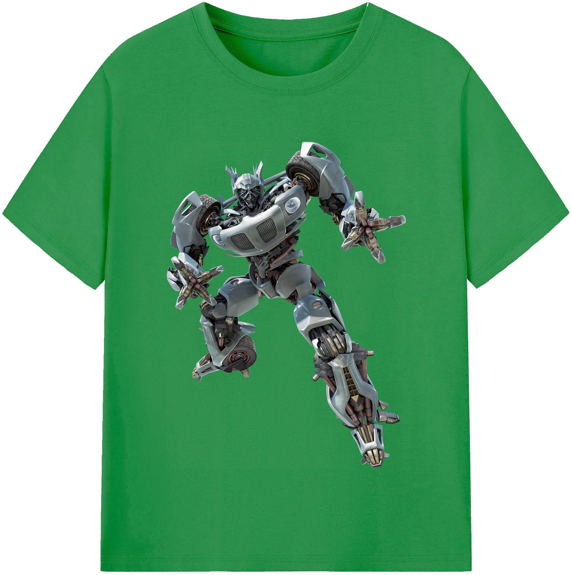 （画像用） Transformers トランスフォーマー レディースカジュアルプリントTシャツ（綿100％）
