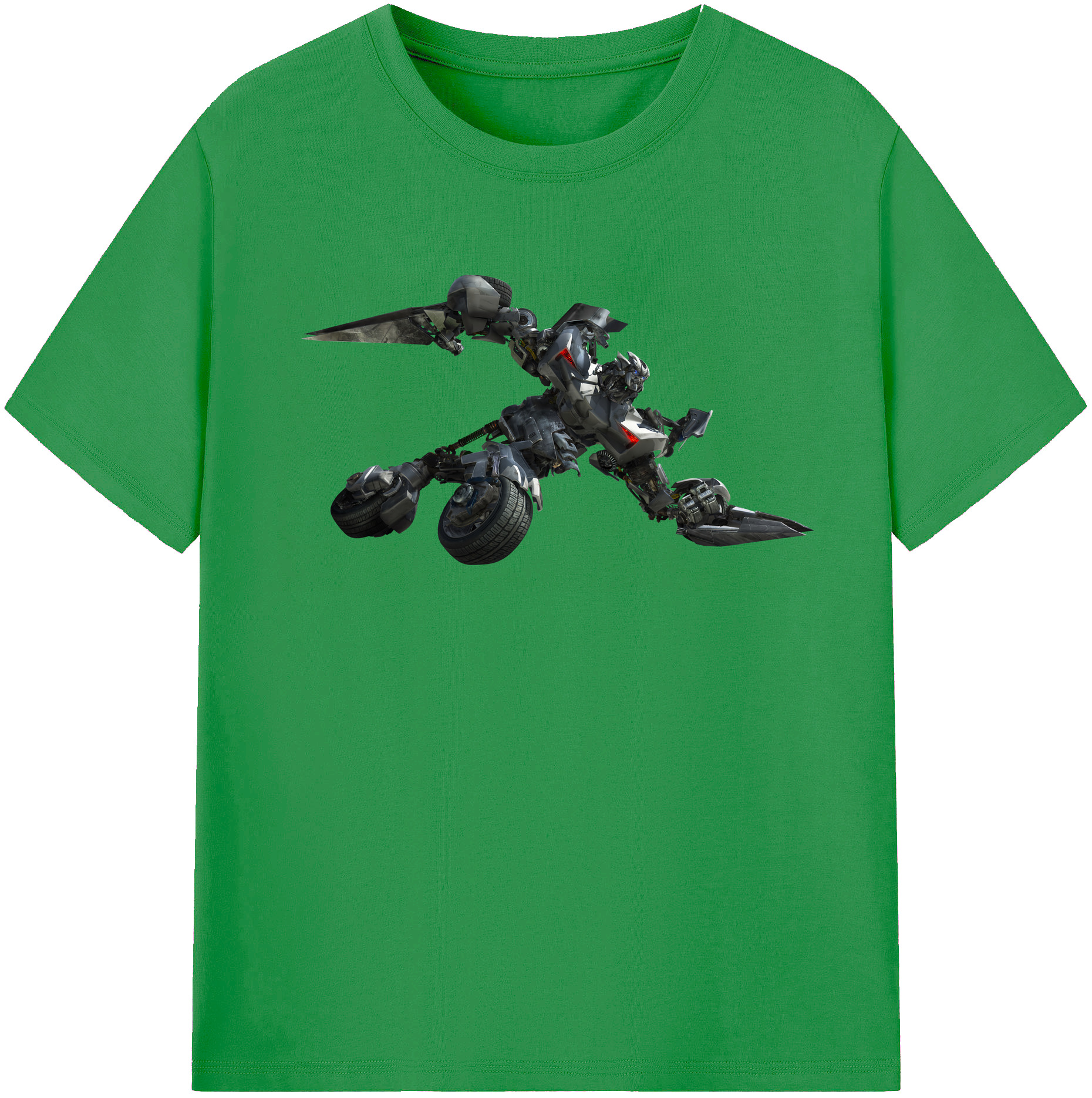 （画像用） Transformers トランスフォーマー レディースカジュアルプリントTシャツ（綿100％）