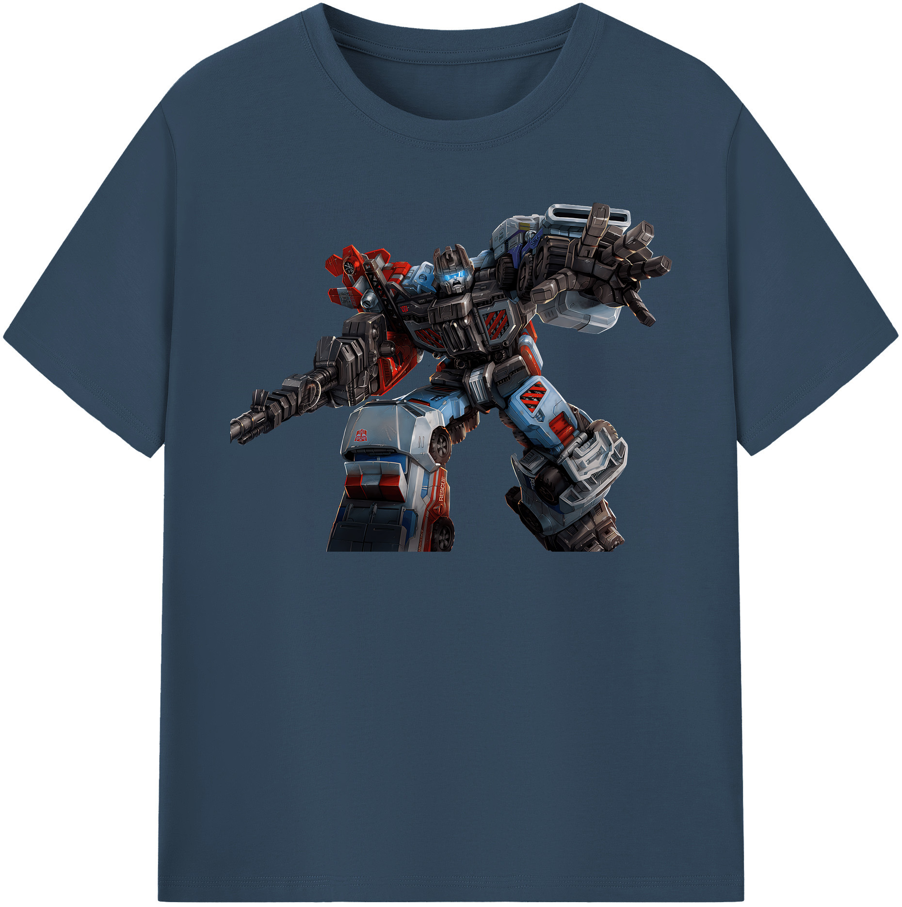 （画像用） Transformers トランスフォーマー レディースカジュアルプリントTシャツ（綿100％）
