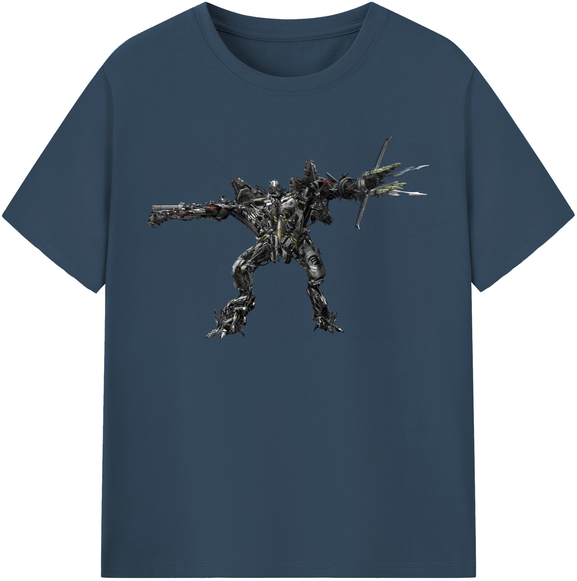 （画像用） Transformers トランスフォーマー レディースカジュアルプリントTシャツ（綿100％）