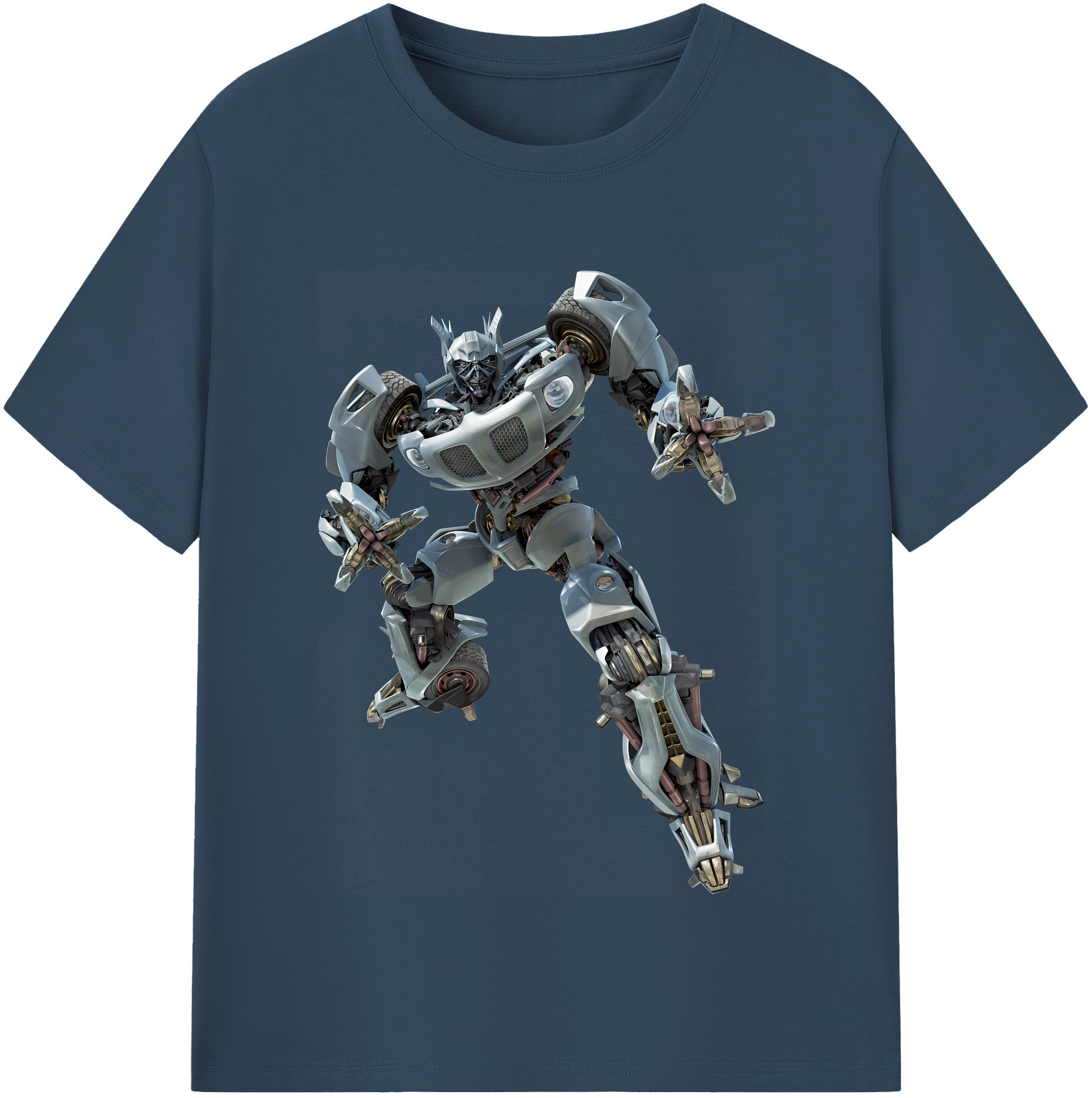 （画像用） Transformers トランスフォーマー レディースカジュアルプリントTシャツ（綿100％）