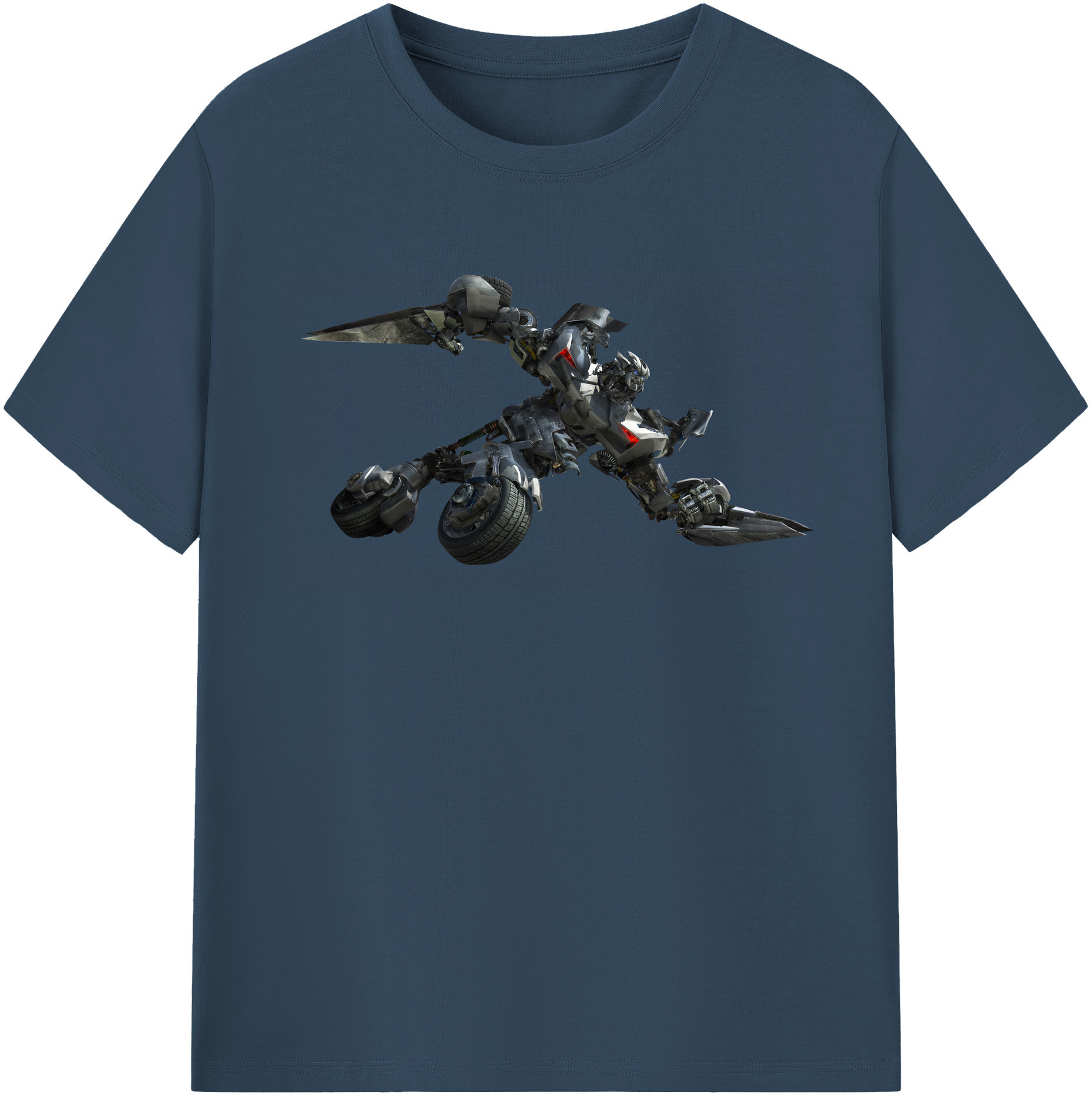 （画像用） Transformers トランスフォーマー レディースカジュアルプリントTシャツ（綿100％）
