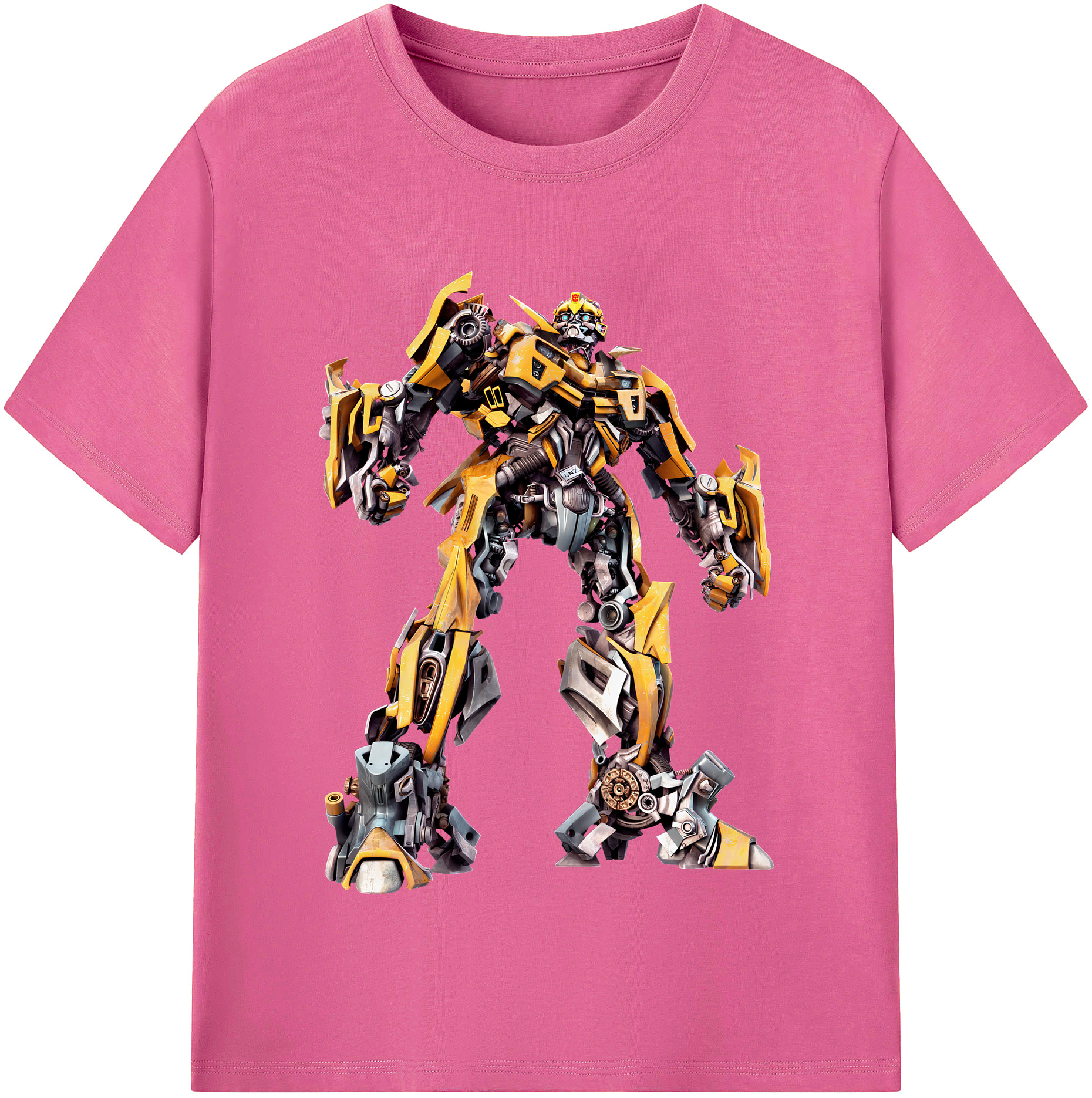 （画像用） Transformers トランスフォーマー レディースカジュアルプリントTシャツ（綿100％）