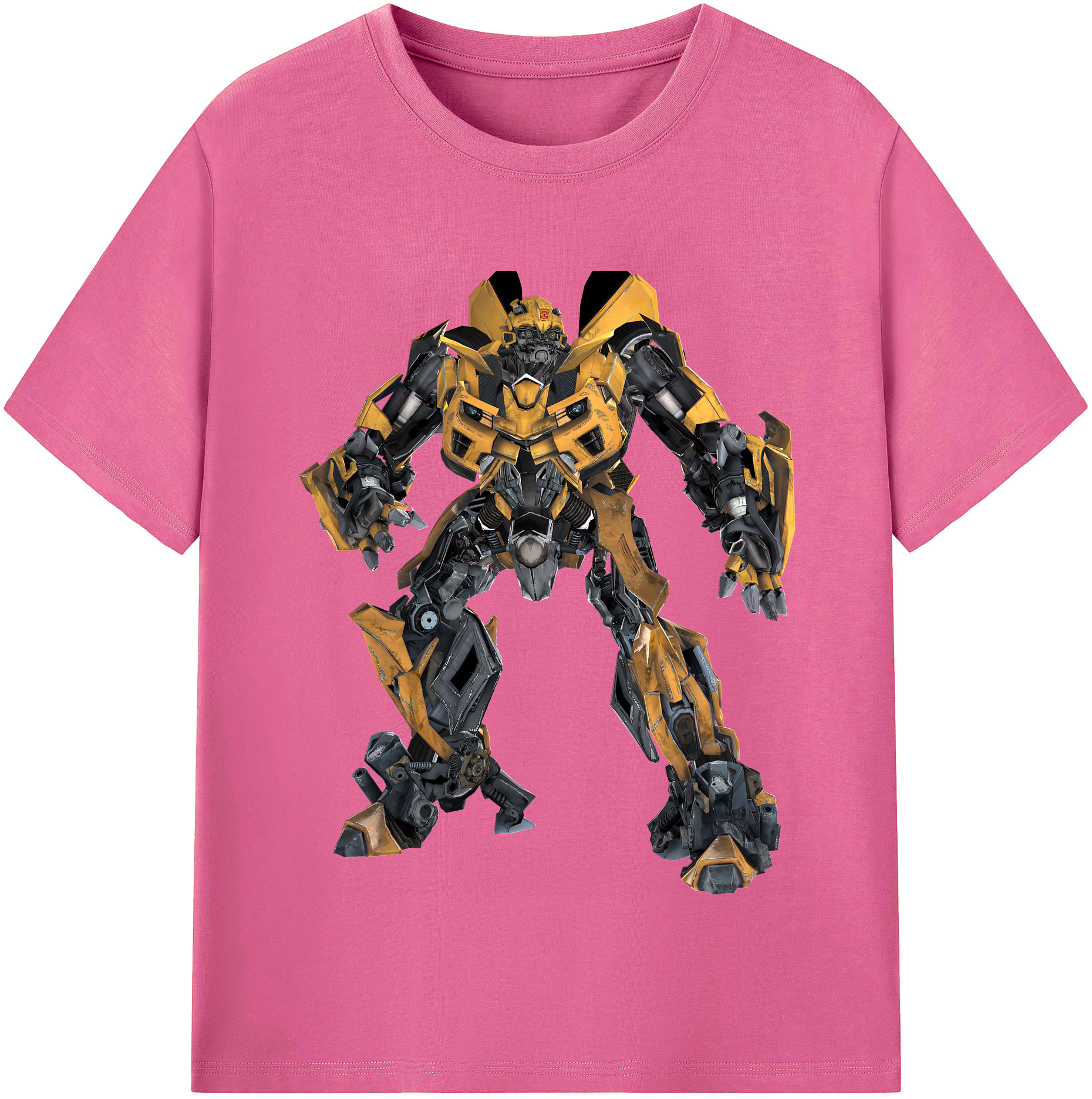 （画像用） Transformers トランスフォーマー レディースカジュアルプリントTシャツ（綿100％）