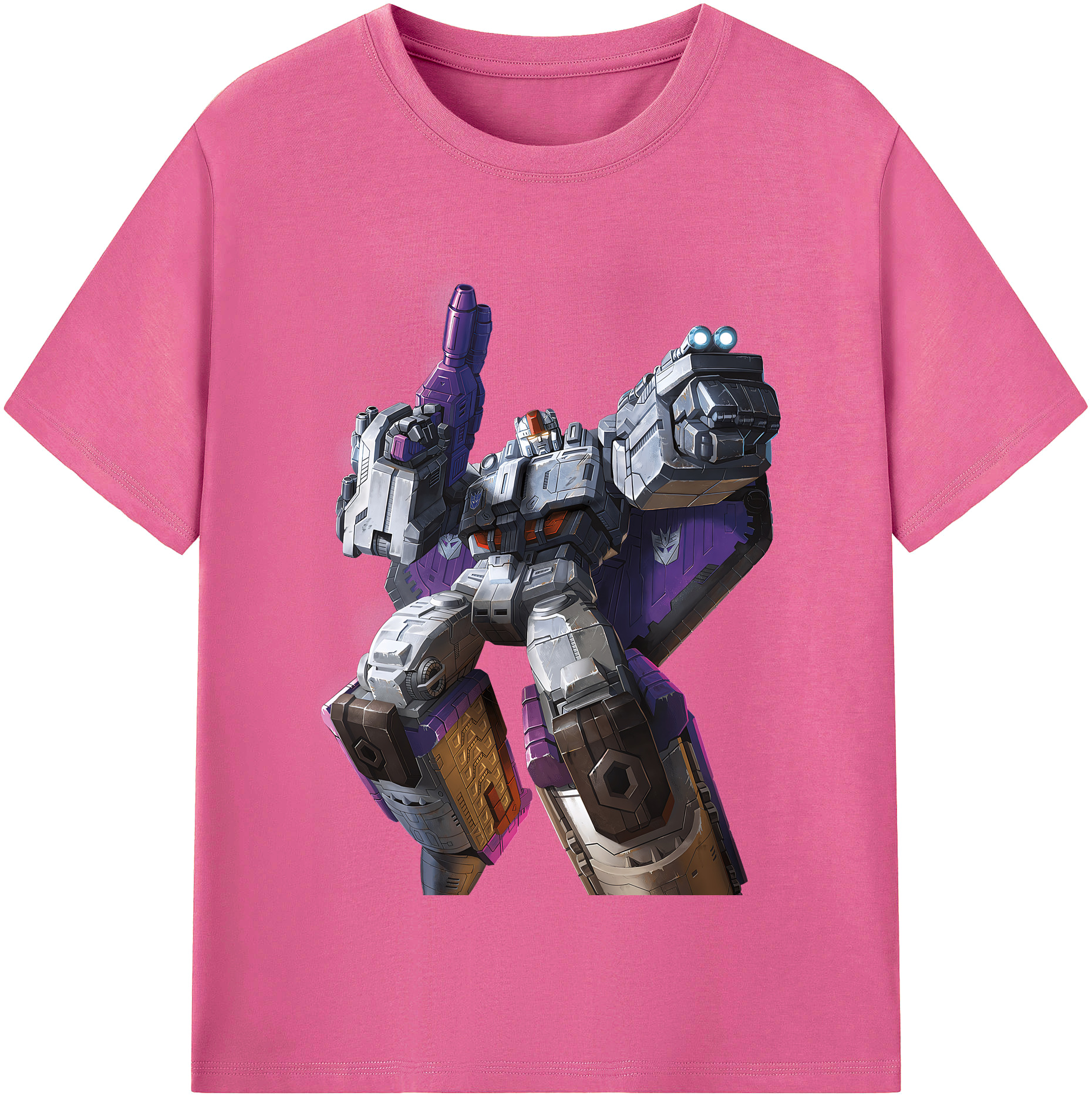 （画像用） Transformers トランスフォーマー レディースカジュアルプリントTシャツ（綿100％）