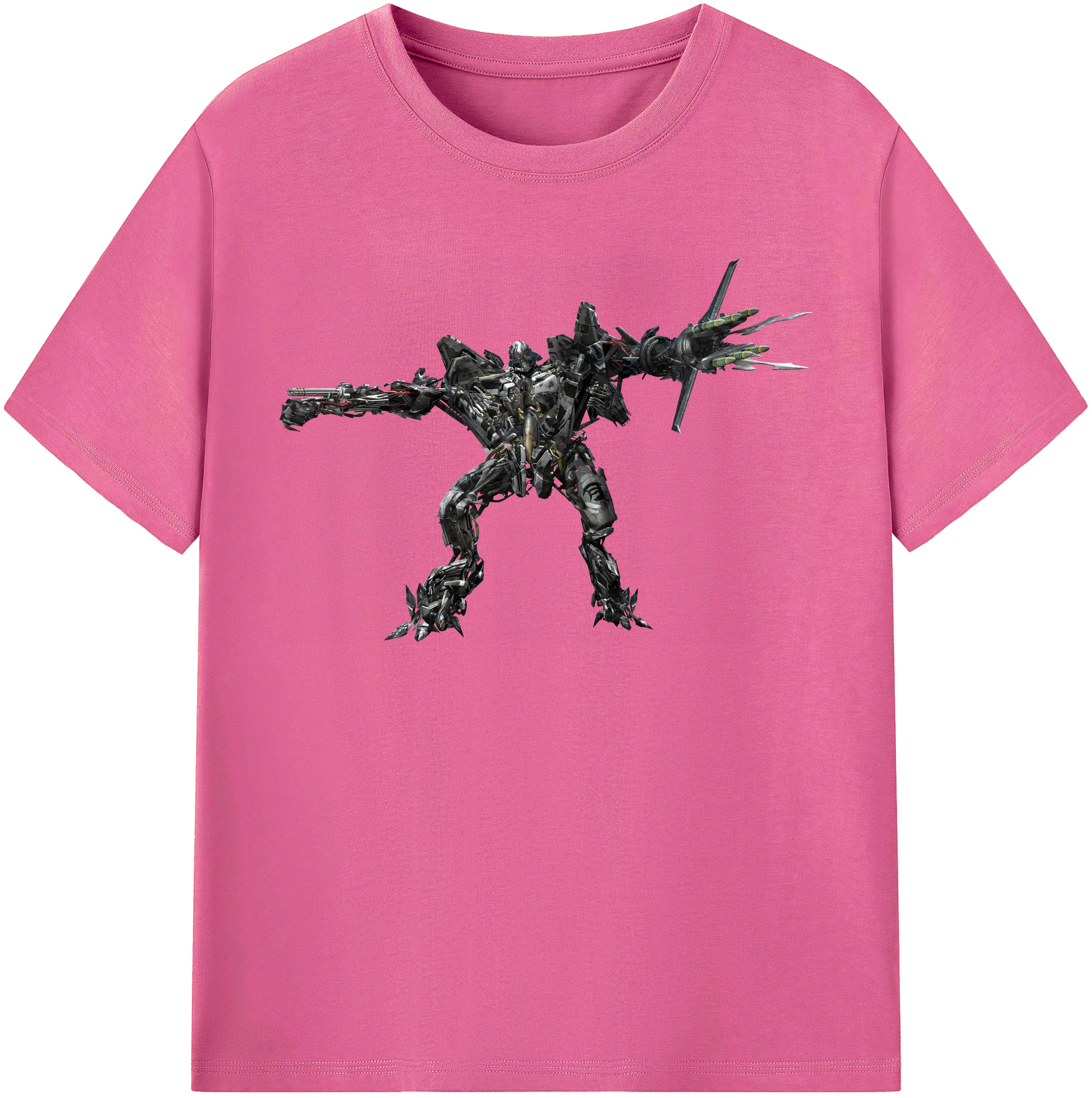 （画像用） Transformers トランスフォーマー レディースカジュアルプリントTシャツ（綿100％）