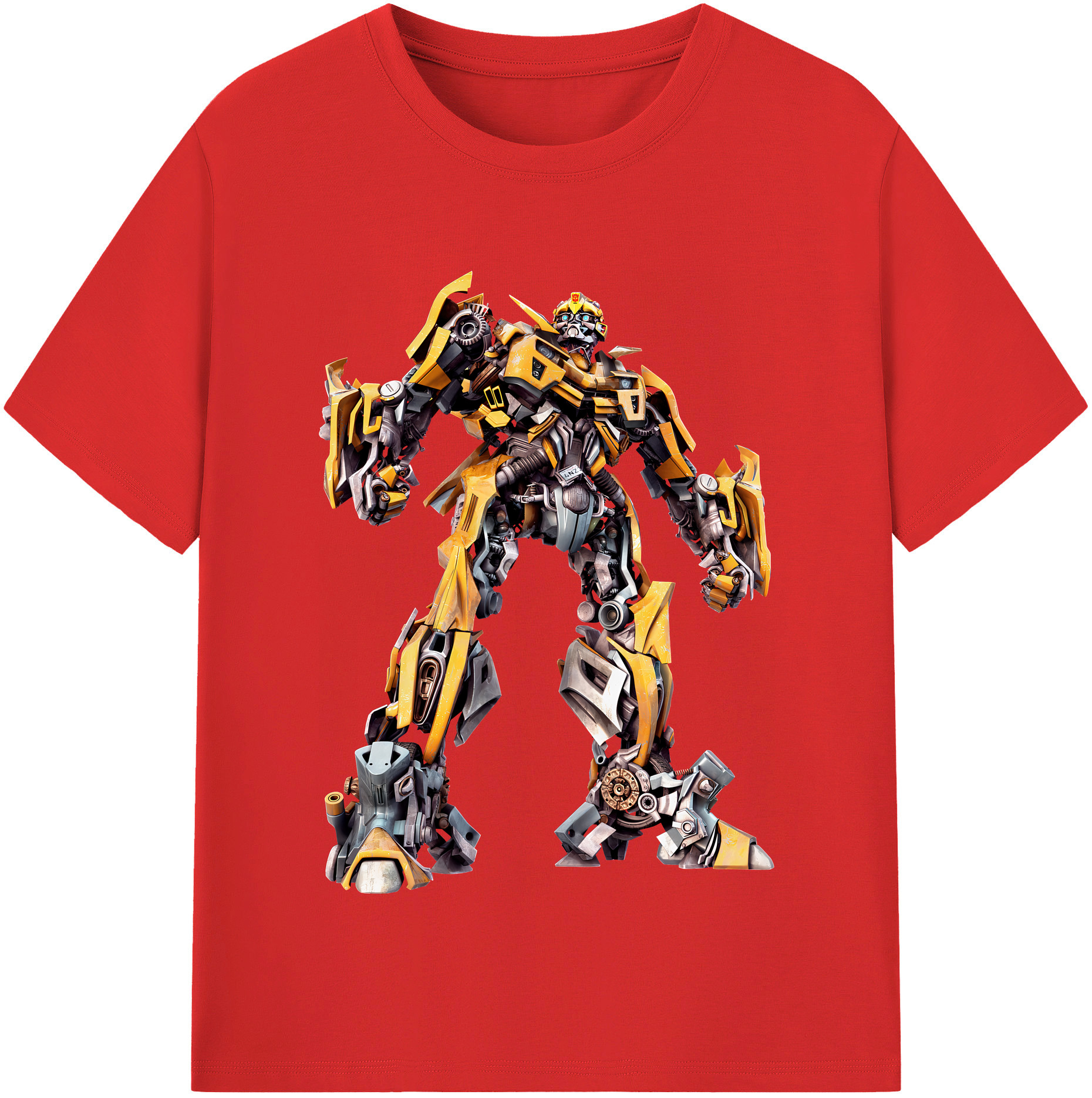 （画像用） Transformers トランスフォーマー レディースカジュアルプリントTシャツ（綿100％）