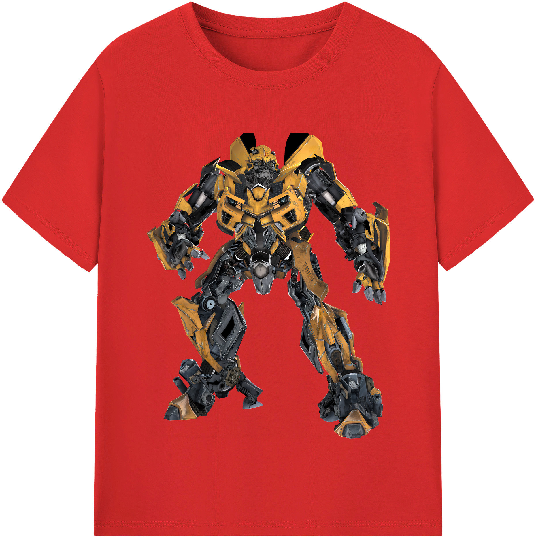 （画像用） Transformers トランスフォーマー レディースカジュアルプリントTシャツ（綿100％）