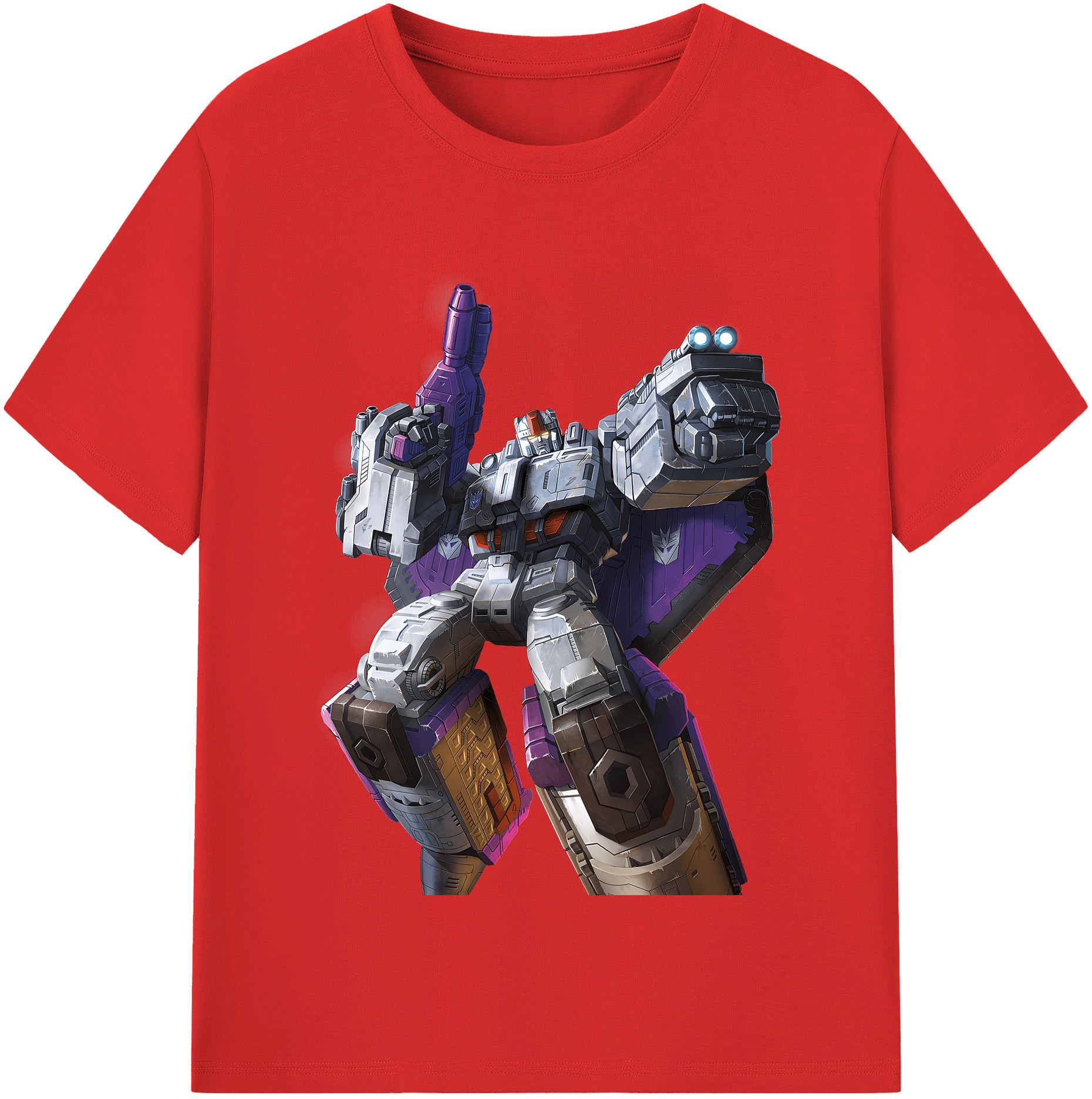 （画像用） Transformers トランスフォーマー レディースカジュアルプリントTシャツ（綿100％）