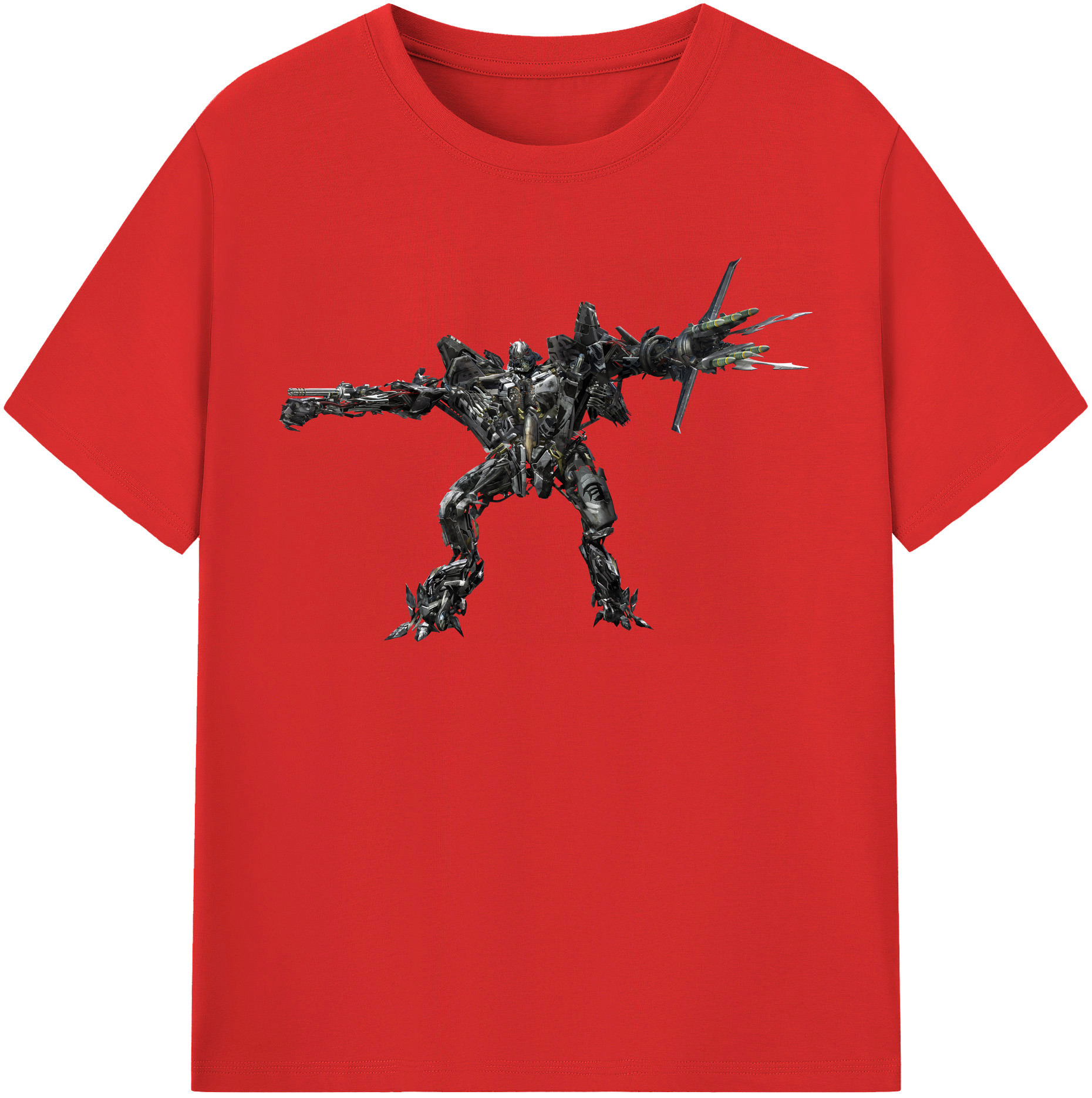 （画像用） Transformers トランスフォーマー レディースカジュアルプリントTシャツ（綿100％）