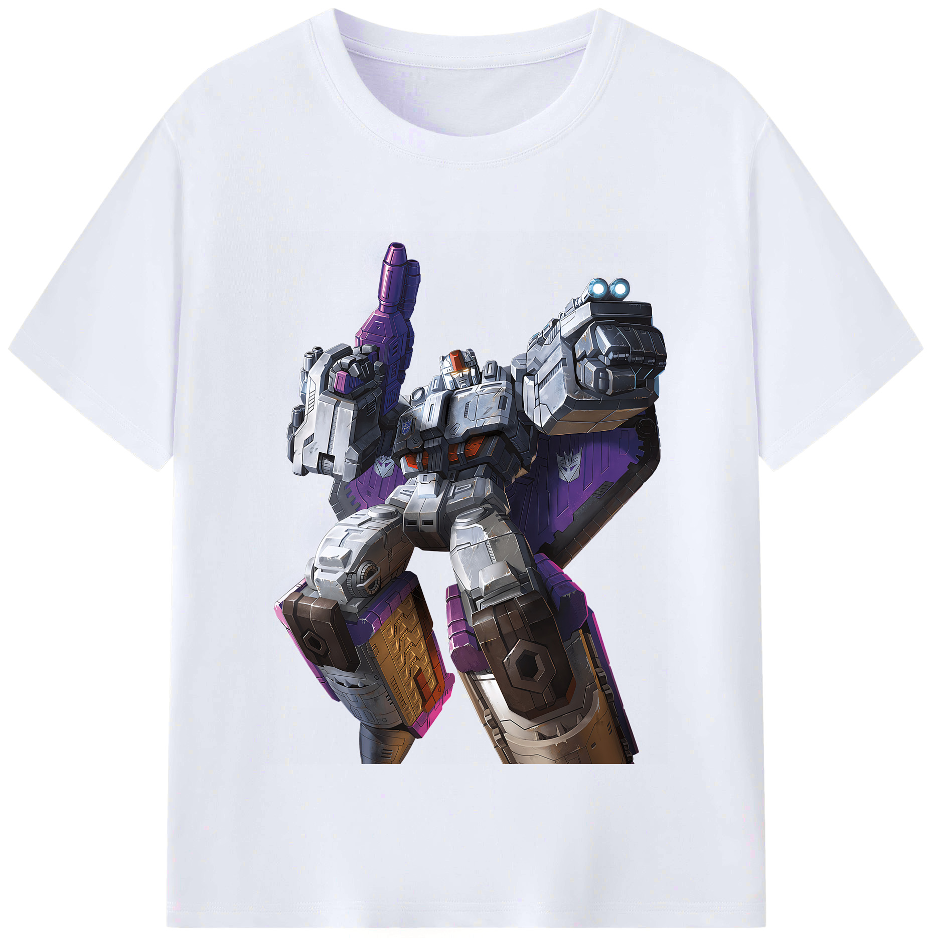 （画像用） Transformers トランスフォーマー レディースカジュアルプリントTシャツ（綿100％）