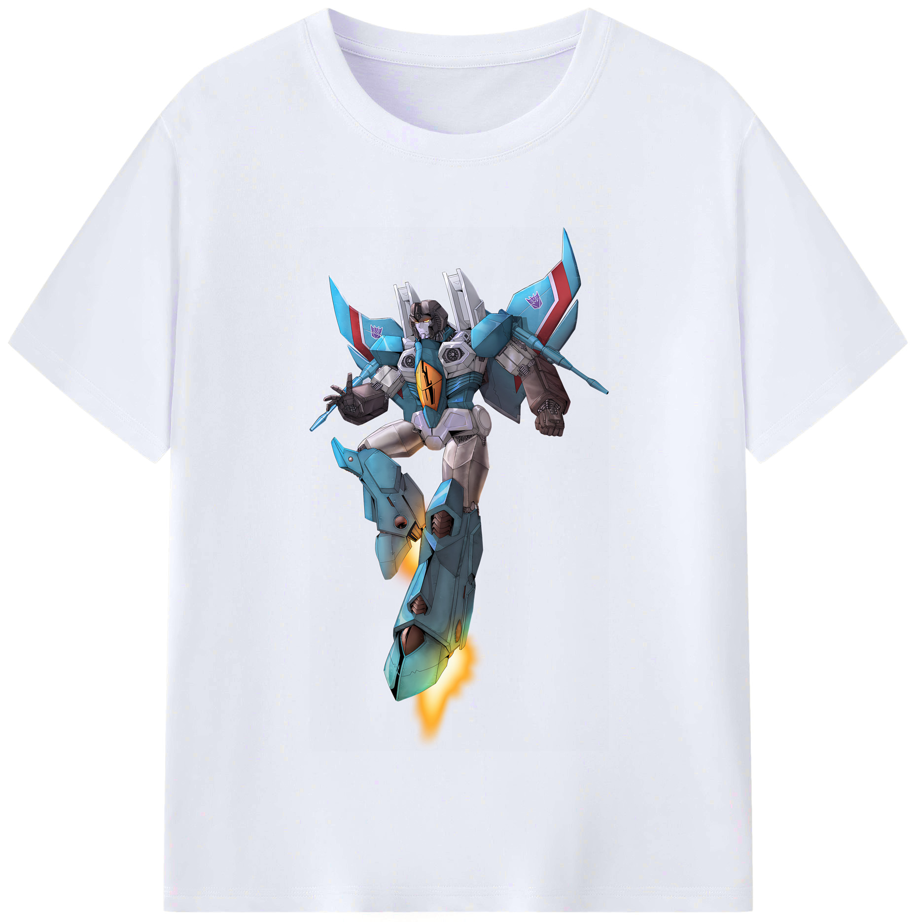 （画像用） Transformers トランスフォーマー レディースカジュアルプリントTシャツ（綿100％）
