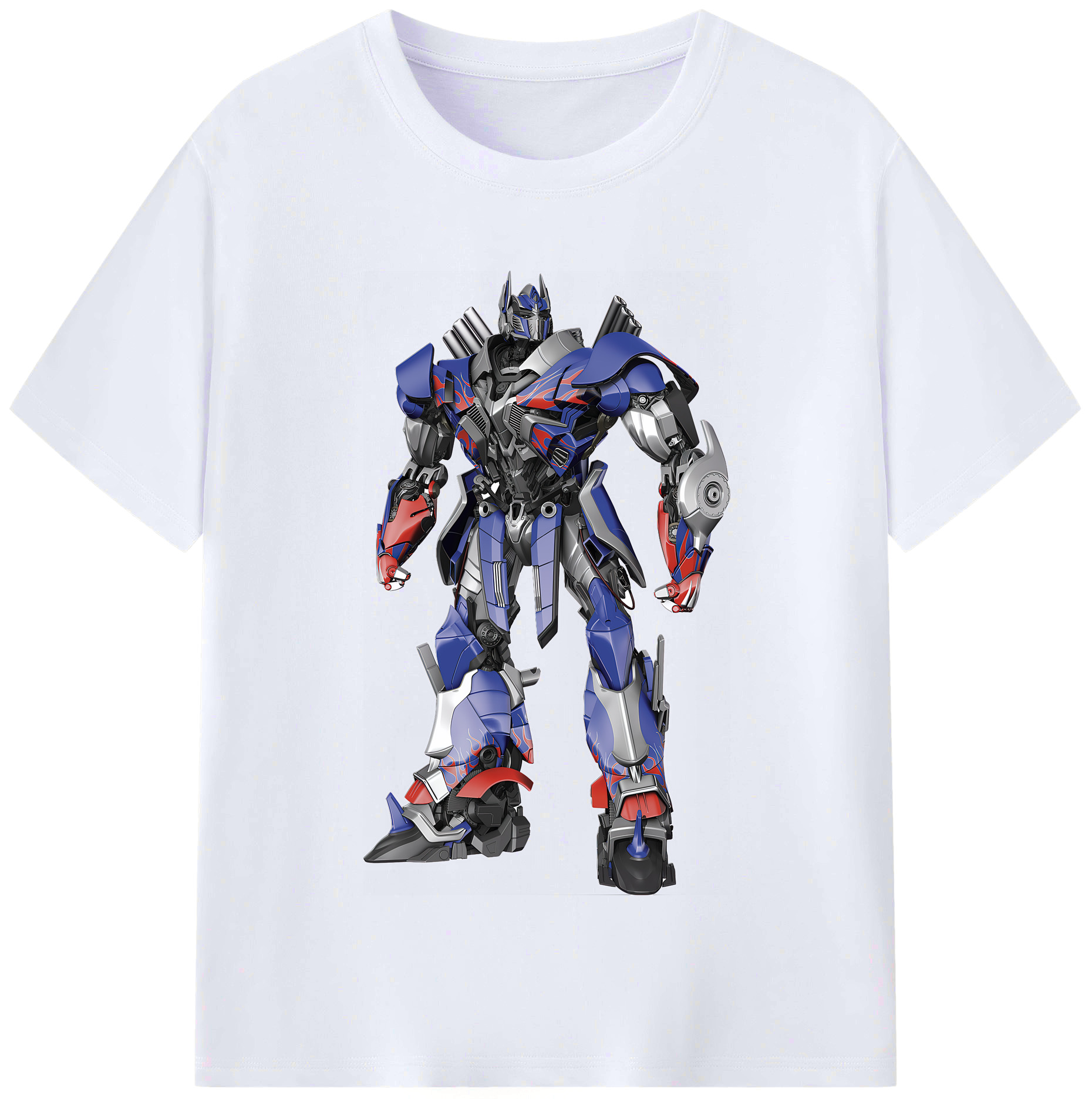 （画像用） Transformers トランスフォーマー レディースカジュアルプリントTシャツ（綿100％）