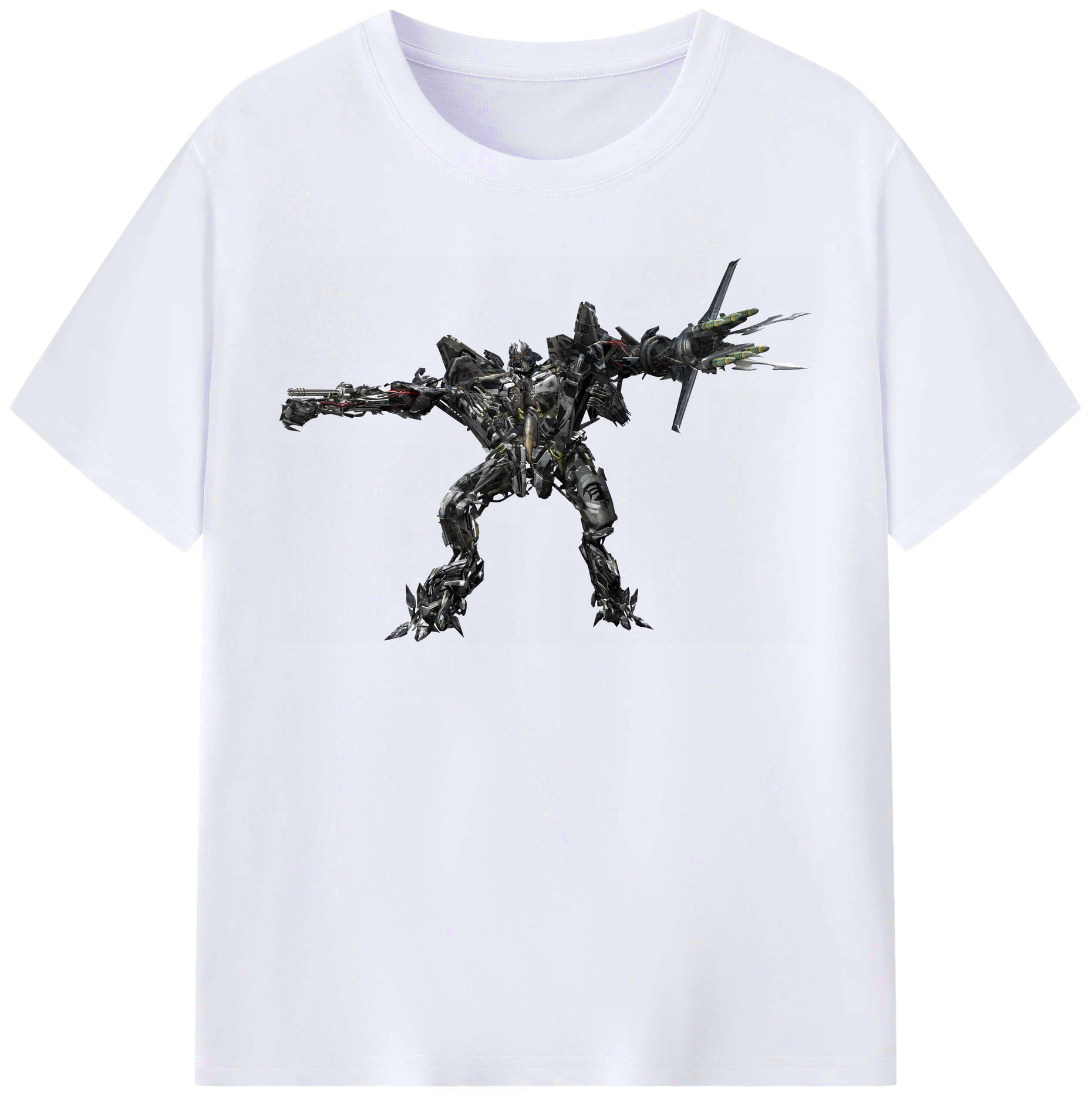 （画像用） Transformers トランスフォーマー レディースカジュアルプリントTシャツ（綿100％）