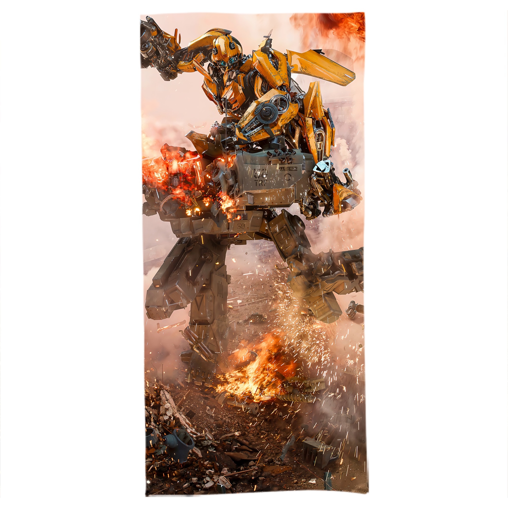 （画像用） Transformers トランスフォーマー 大判バスタオル 70×140cm 吸水速乾 柔らかい肌触り