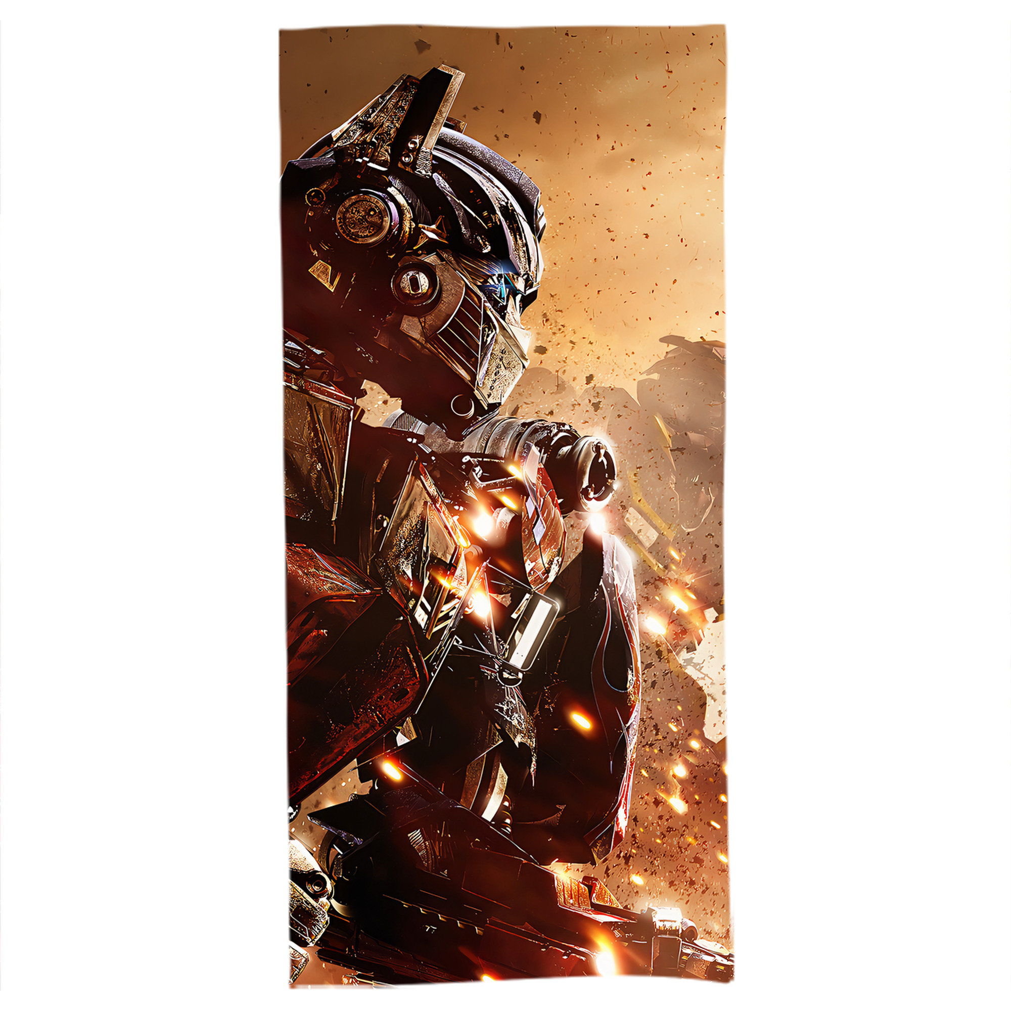 （画像用） Transformers トランスフォーマー 大判バスタオル 70×140cm 吸水速乾 柔らかい肌触り