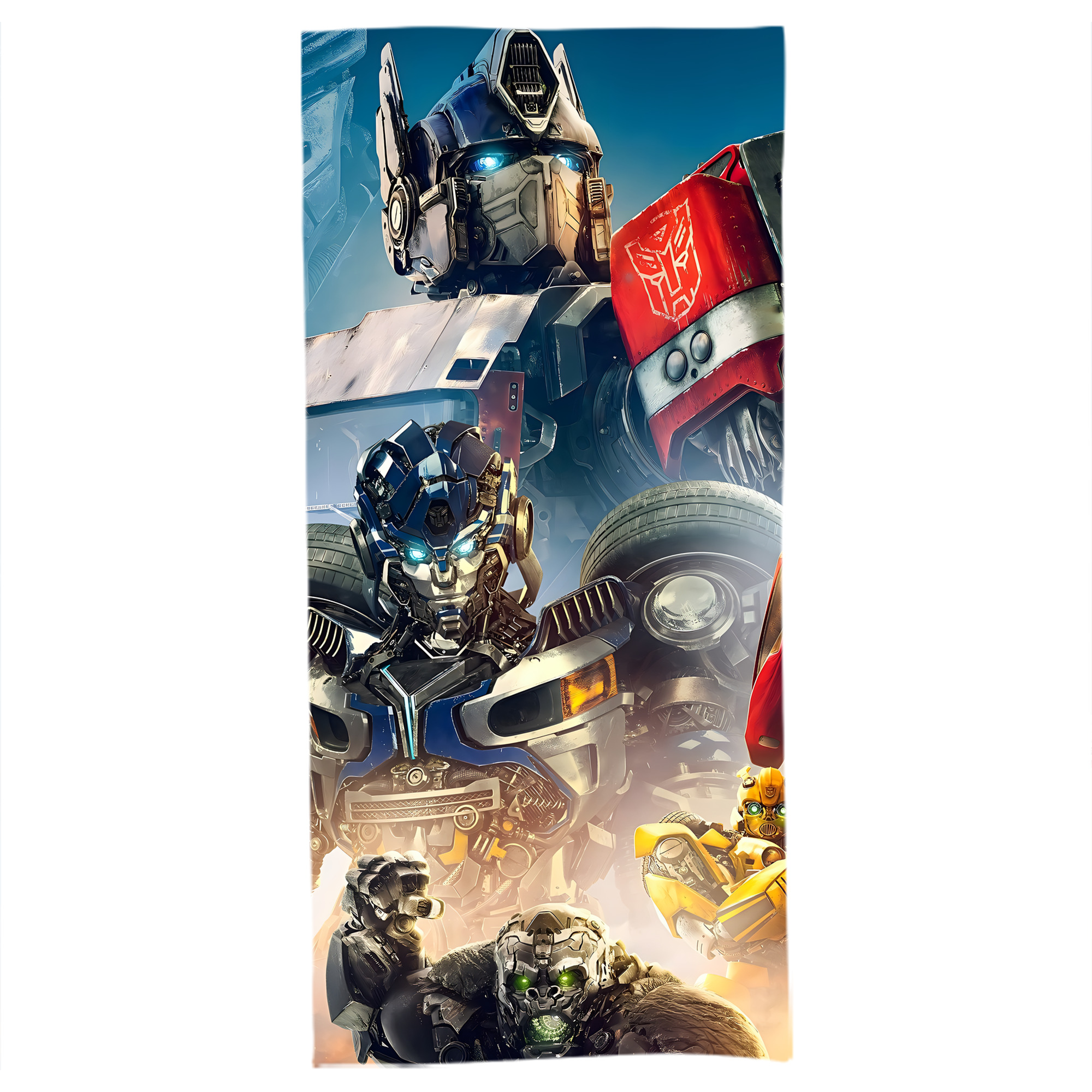 （画像用） Transformers トランスフォーマー 大判バスタオル 70×140cm 吸水速乾 柔らかい肌触り