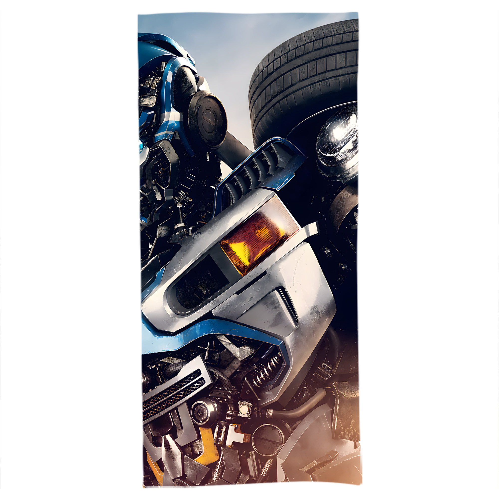（画像用） Transformers トランスフォーマー 大判バスタオル 70×140cm 吸水速乾 柔らかい肌触り