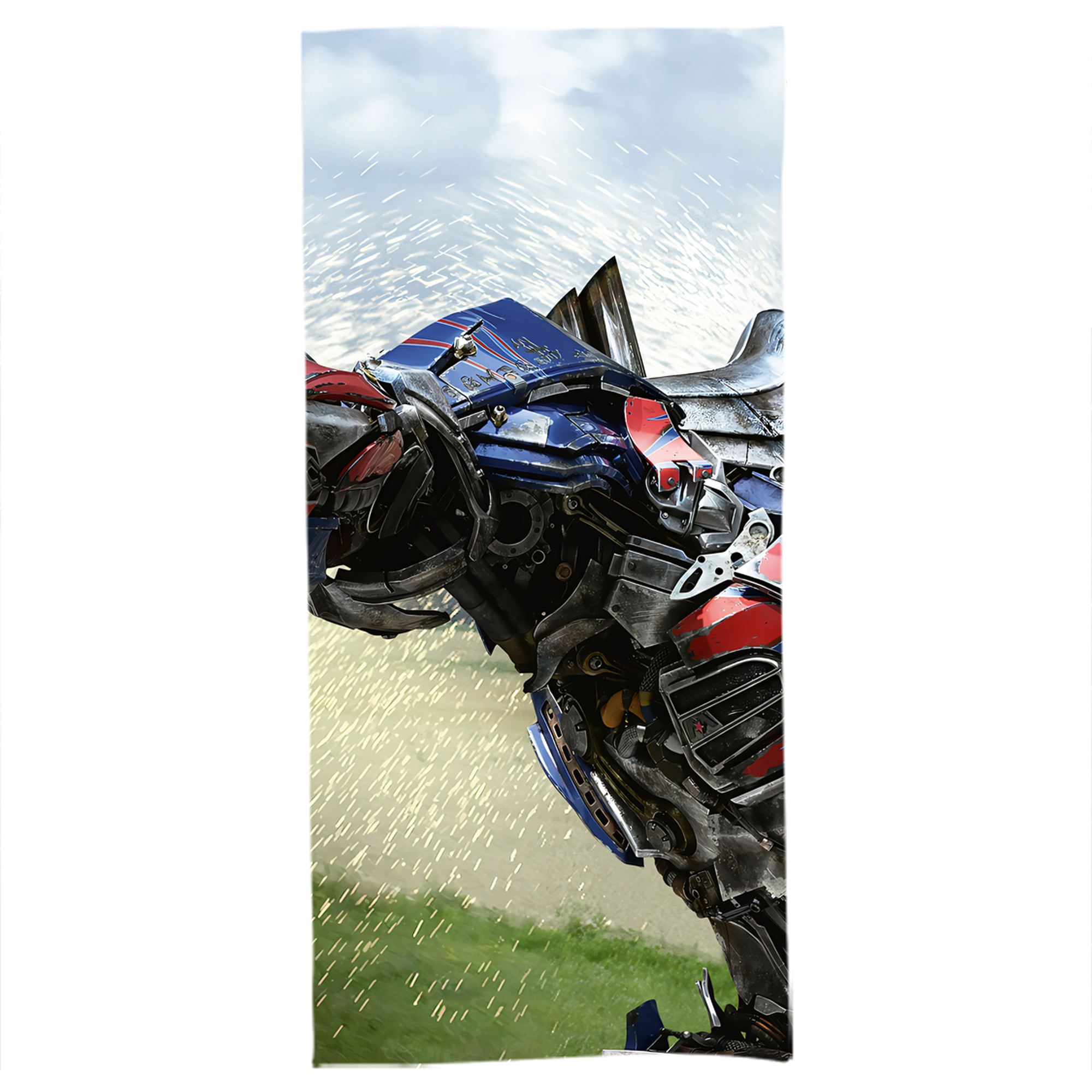 （画像用） Transformers トランスフォーマー 大判バスタオル 70×140cm 吸水速乾 柔らかい肌触り
